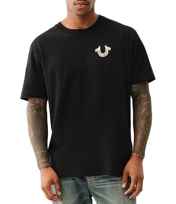 True Religion Short Sleeve Graffiti Puff T-Shirt Product Image