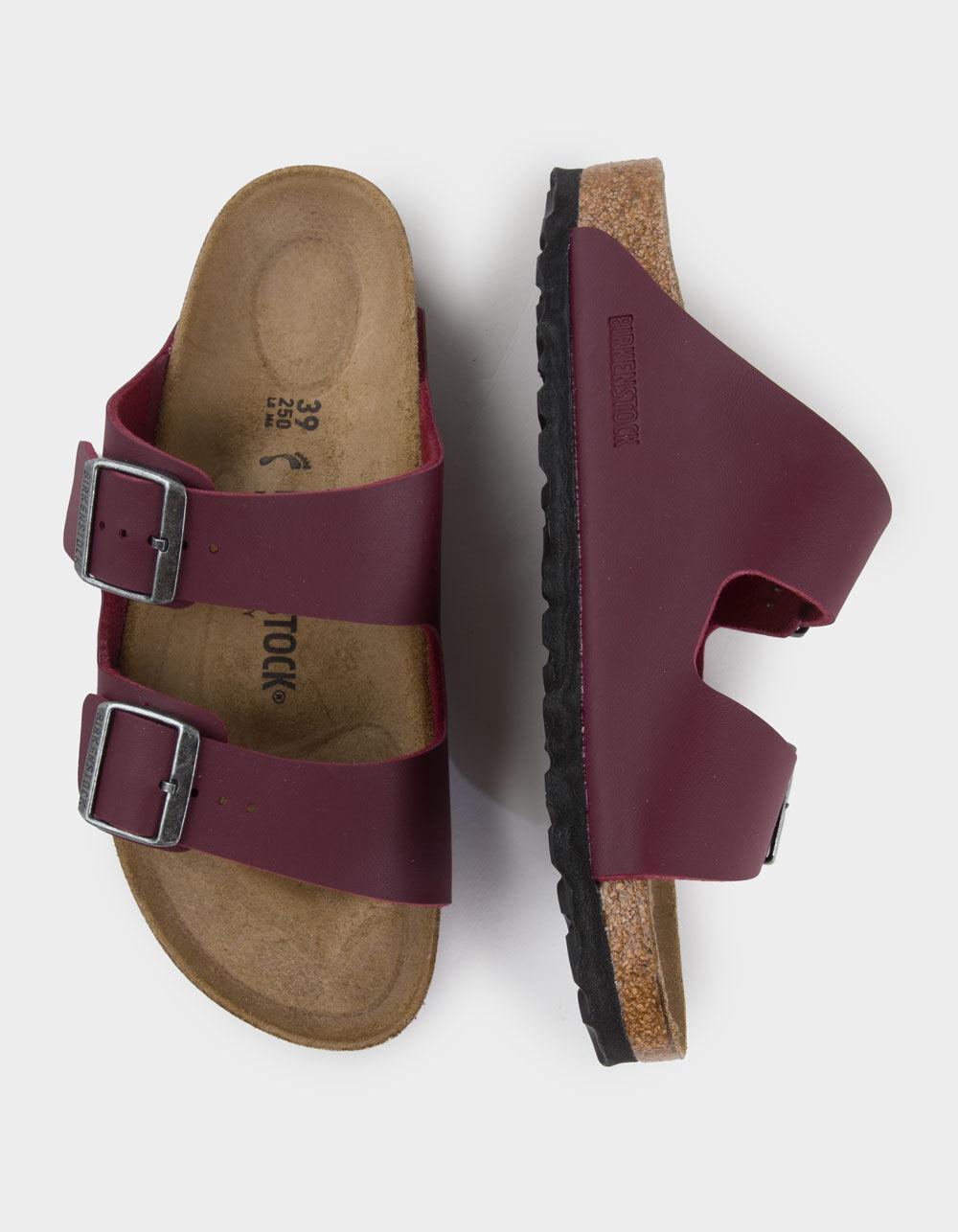BIRKENSTOCK Arizona Womens Sandals - MAROON Product Image