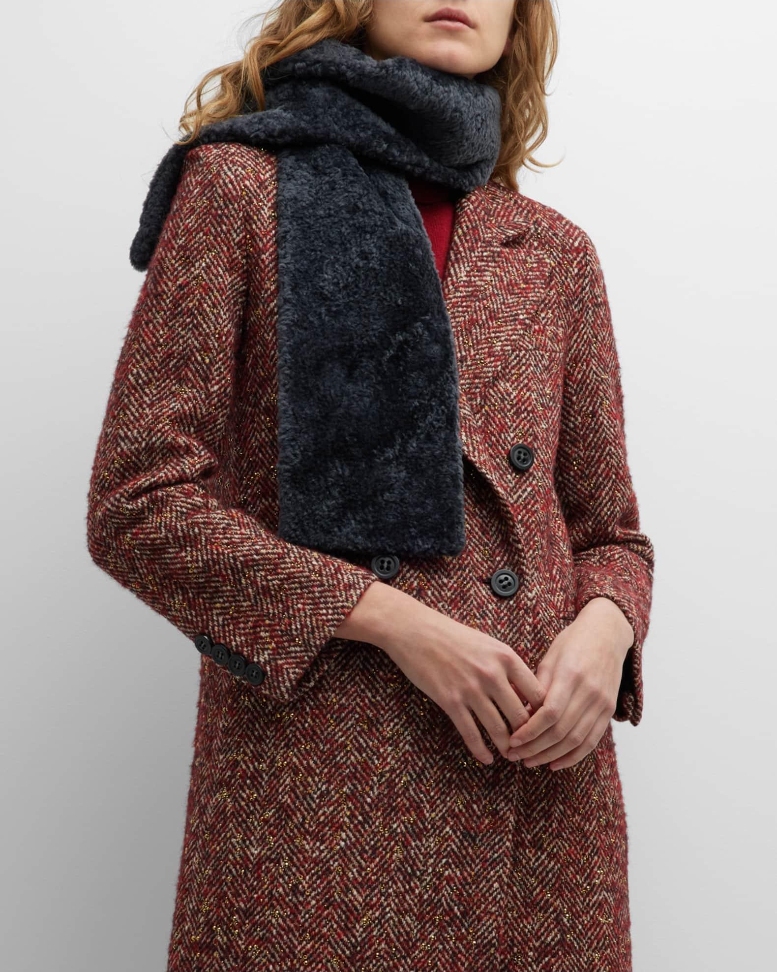 Sheep Shearling Pull-Through Scarf Product Image