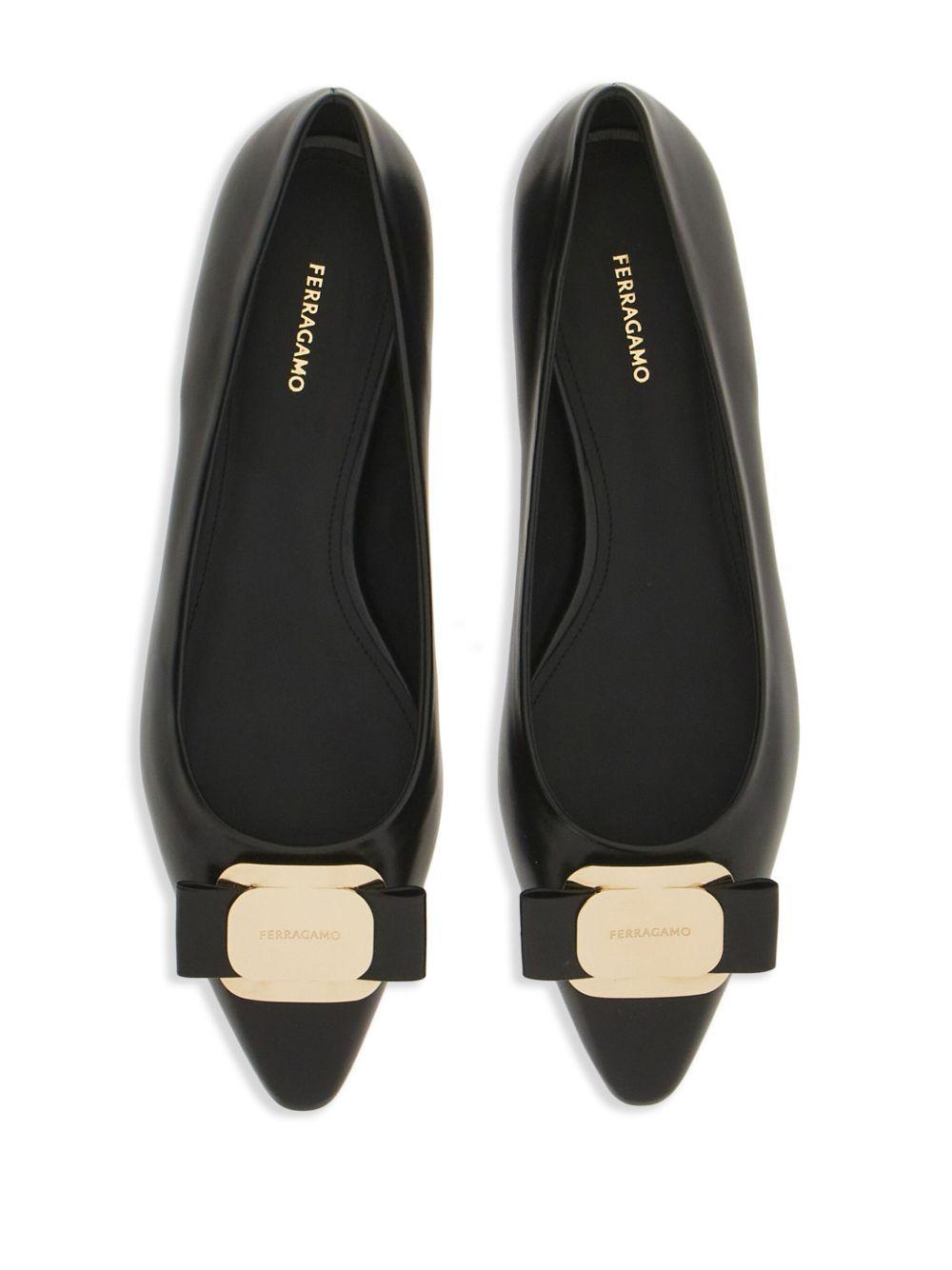 New Vara-bow lambskin ballerina shoes Product Image