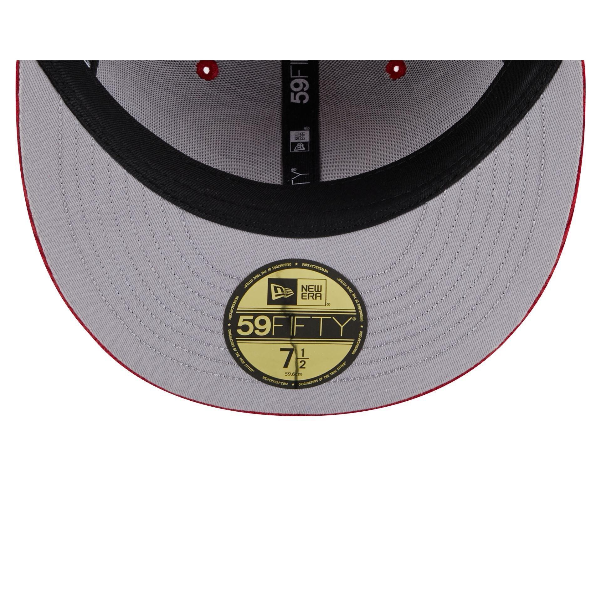 Just Caps Floral Corduroy San Francisco 49ers 59FIFTY Fitted Hat Male Product Image