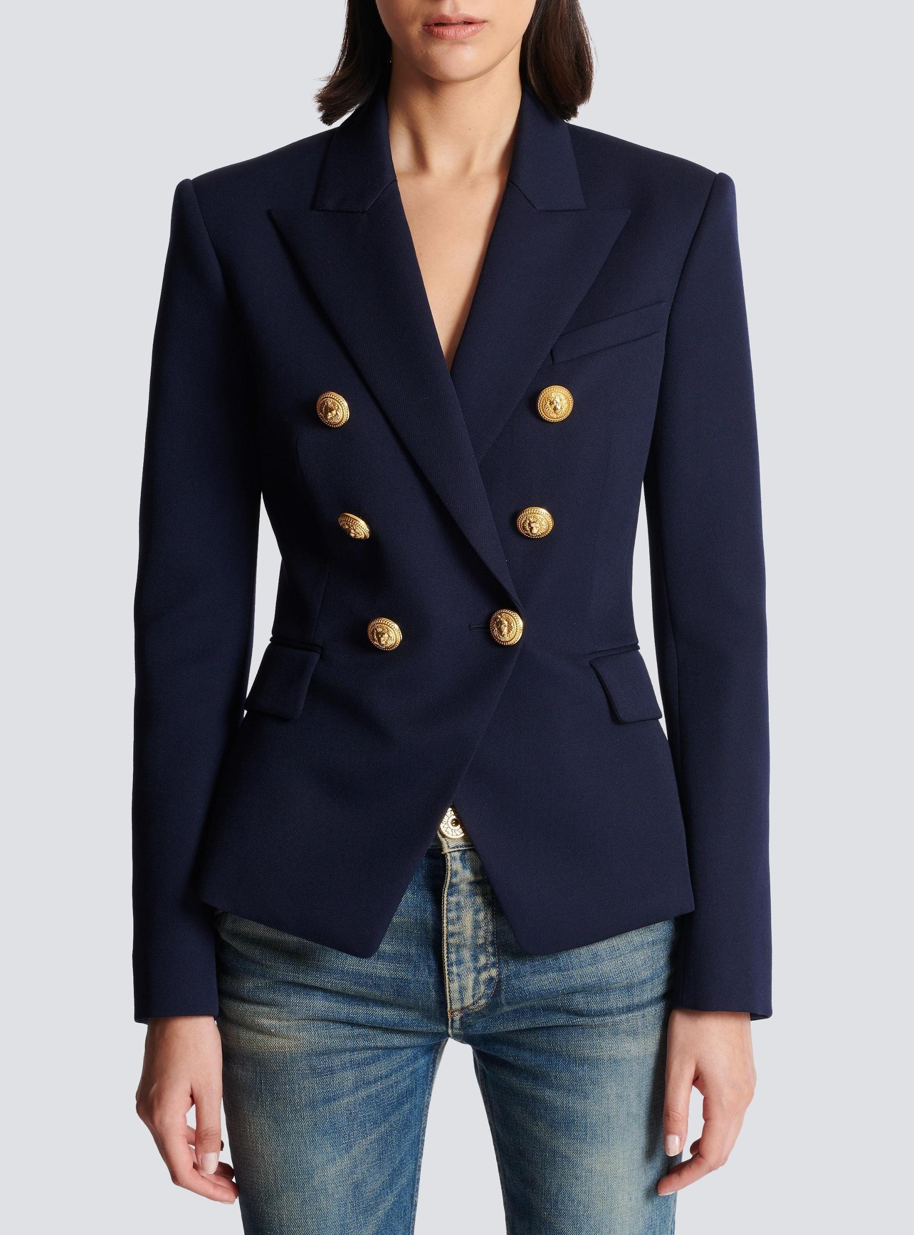 Wool double-breasted jacket Product Image