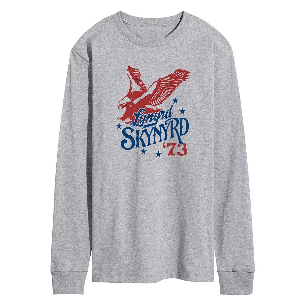 Men's Lynyrd Skynyrd Soaring Eagle Long Sleeve Graphic Tee, Size: Small, Grey Gray Product Image