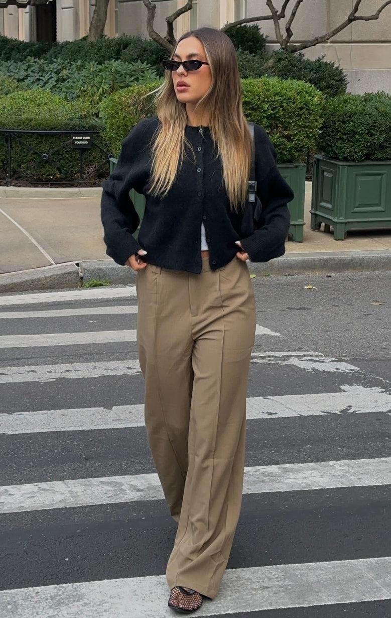 Don't Say It Tailored Pants Hazelwood Product Image