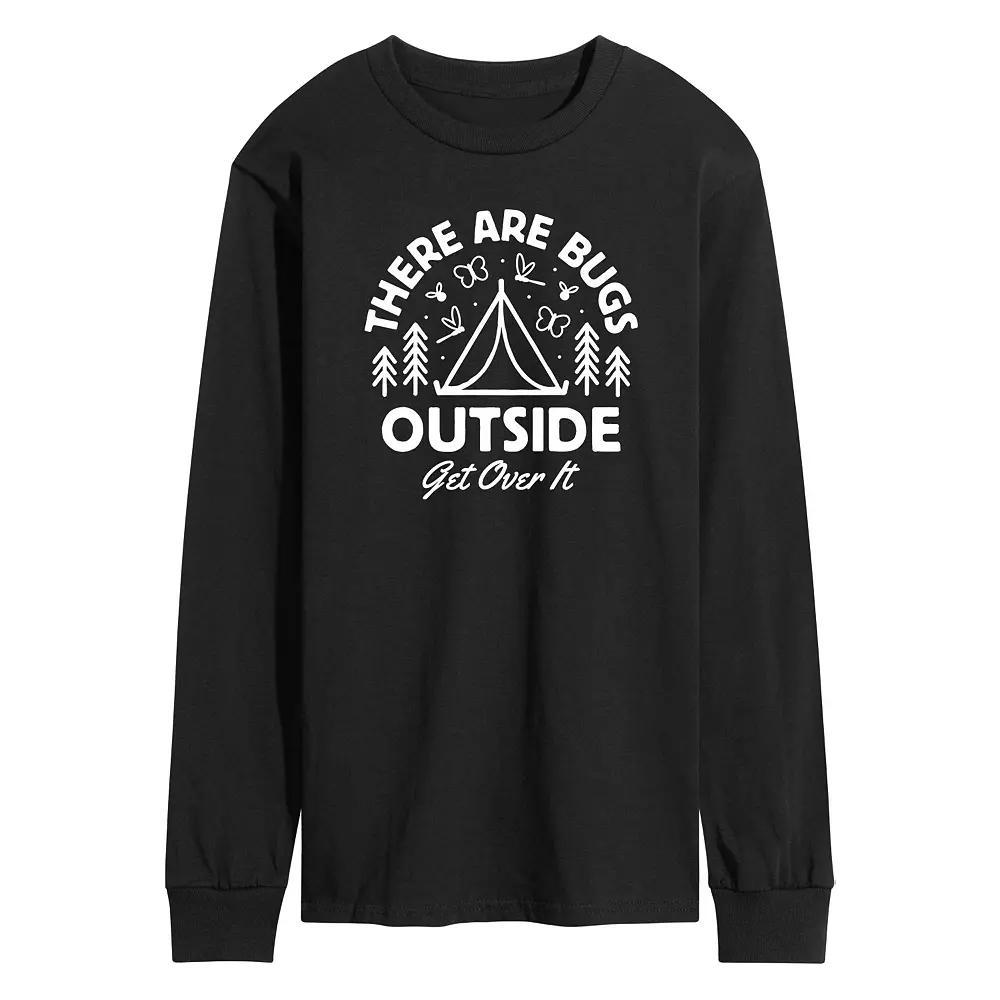 Men's Survivor Logo Long Sleeve Graphic Tee, Size: Medium, Black Product Image