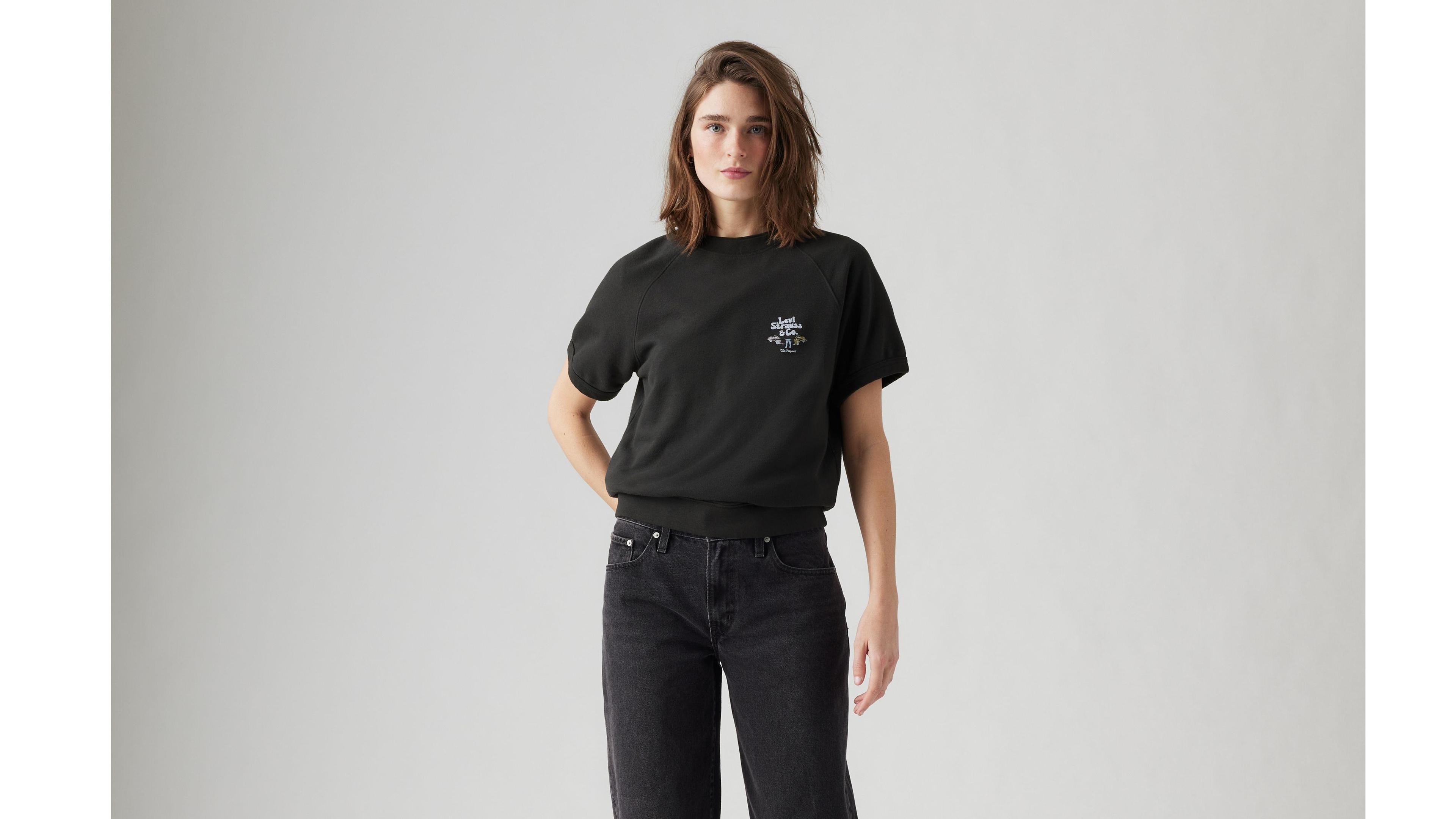 Graphic Marina Short Sleeve Crewneck Sweatshirt Product Image