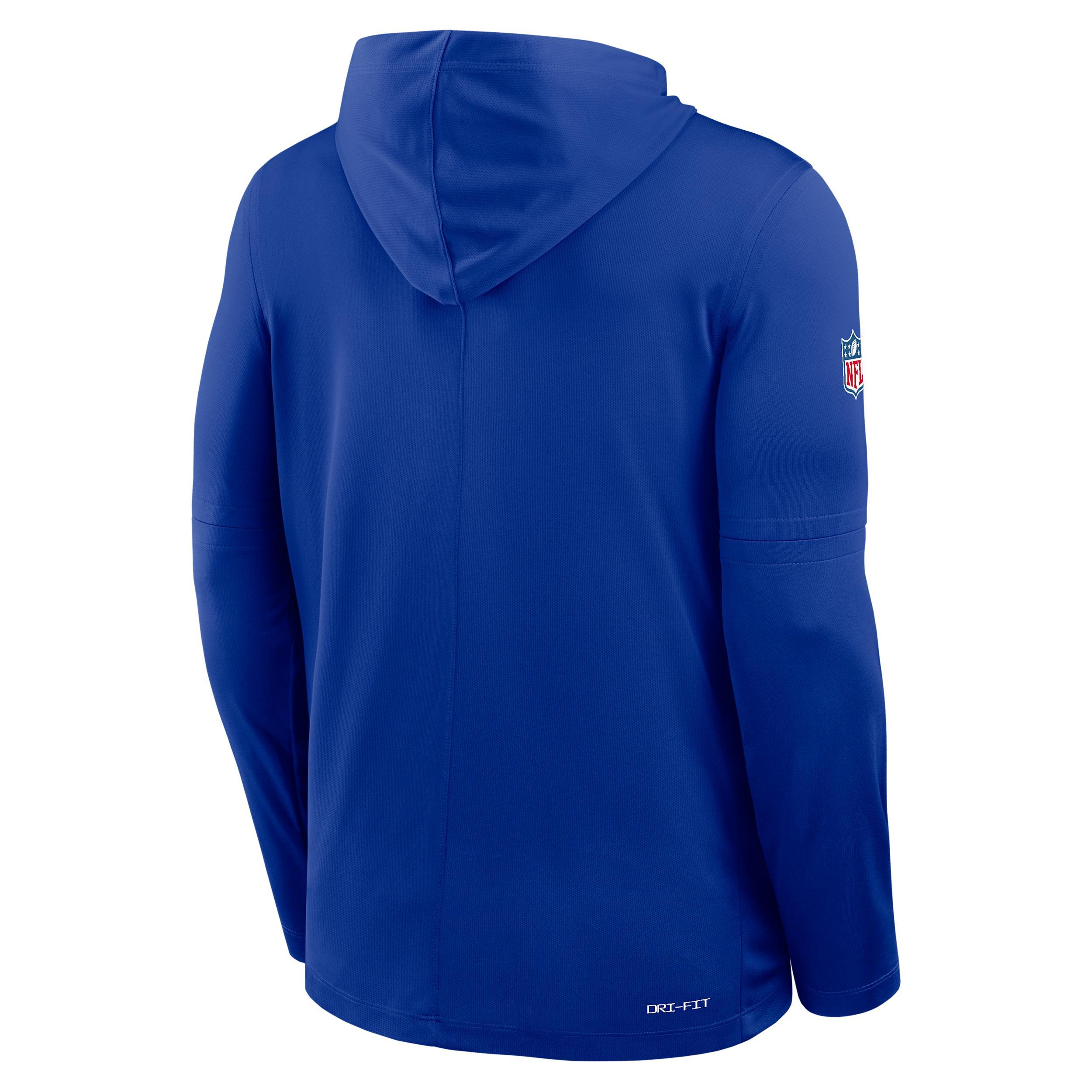 Buffalo Bills Pure Fury Sideline Men's Nike Dri-FIT NFL Long-Sleeve Hooded Top Product Image