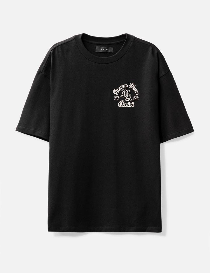 Mens Loose-Fit Embroidered T-Shirt Product Image