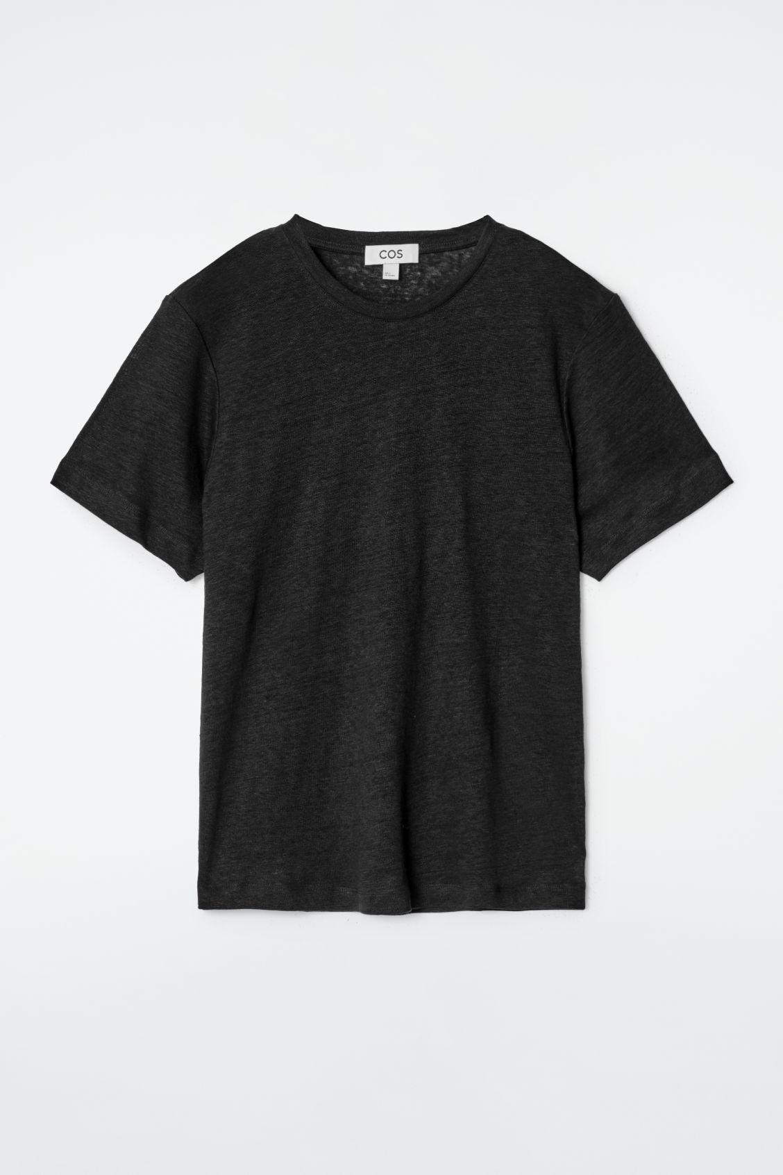 CREW-NECK LINEN T-SHIRT Product Image