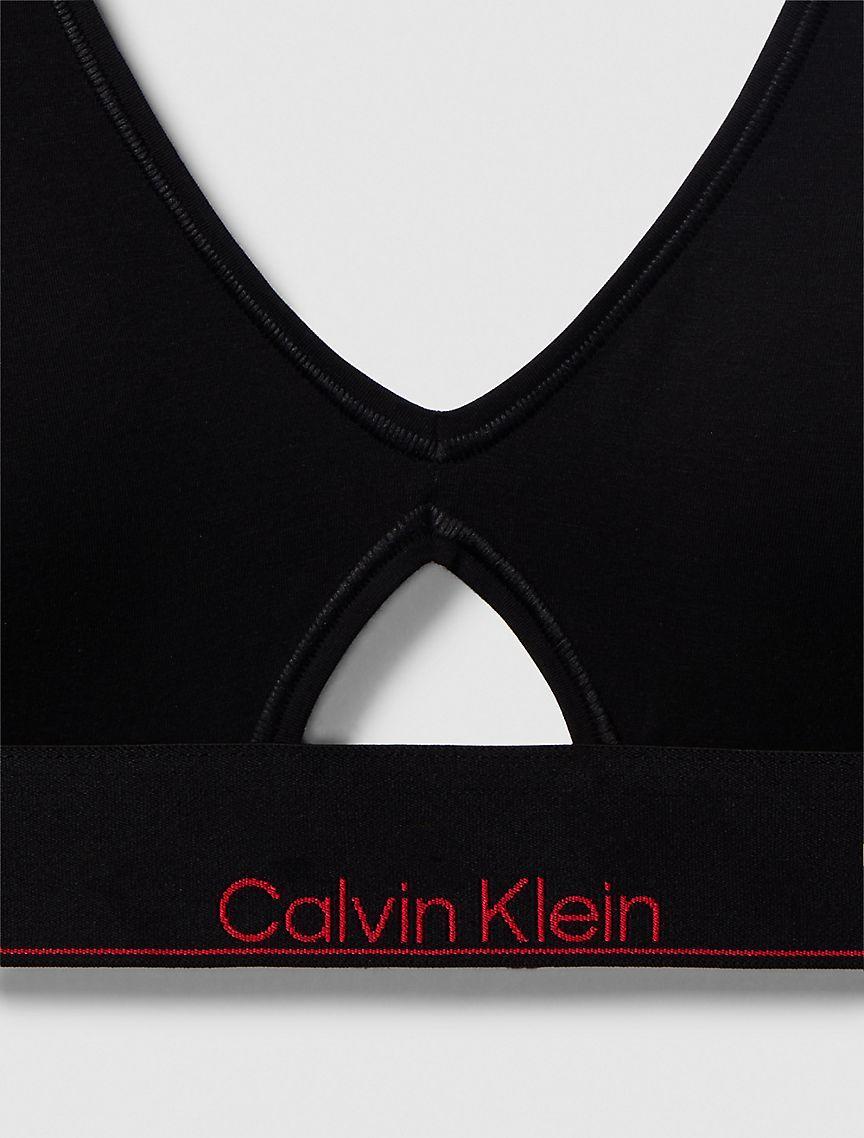 Icon Cotton Modal Lightly Lined Triangle Bralette Product Image