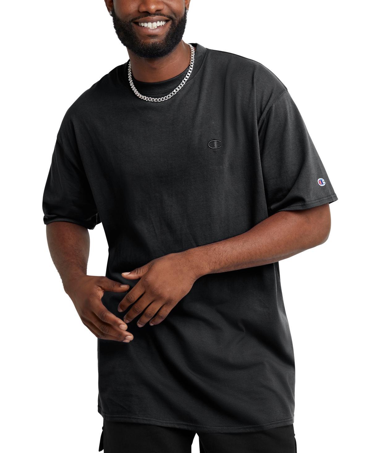 Mens Champion Classic T-Shirt, C Logo (Big & Tall) White 2XT Product Image
