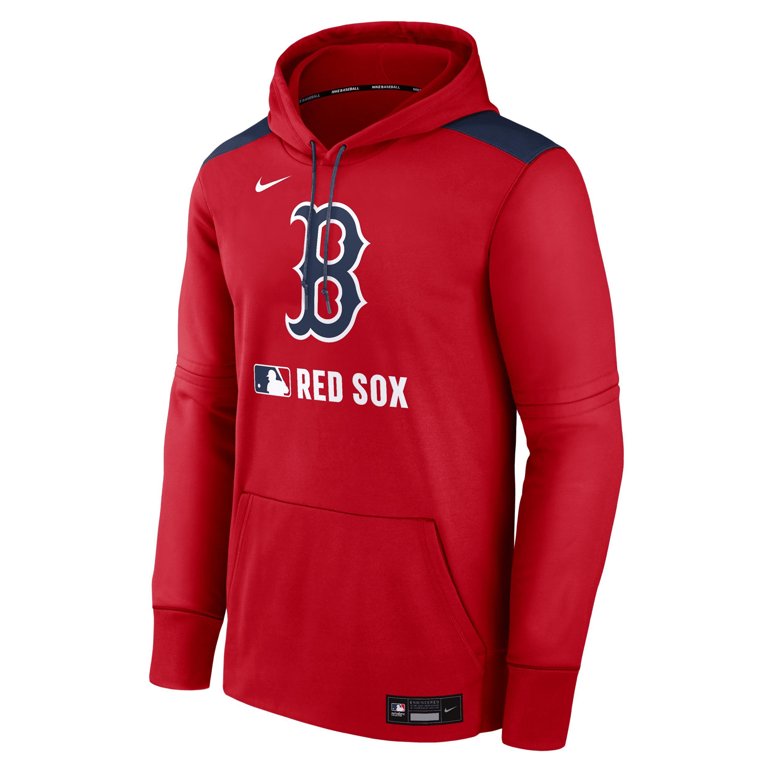 Texas Rangers Authentic Collection City Connect Men's Nike Therma MLB Pullover Hoodie Product Image