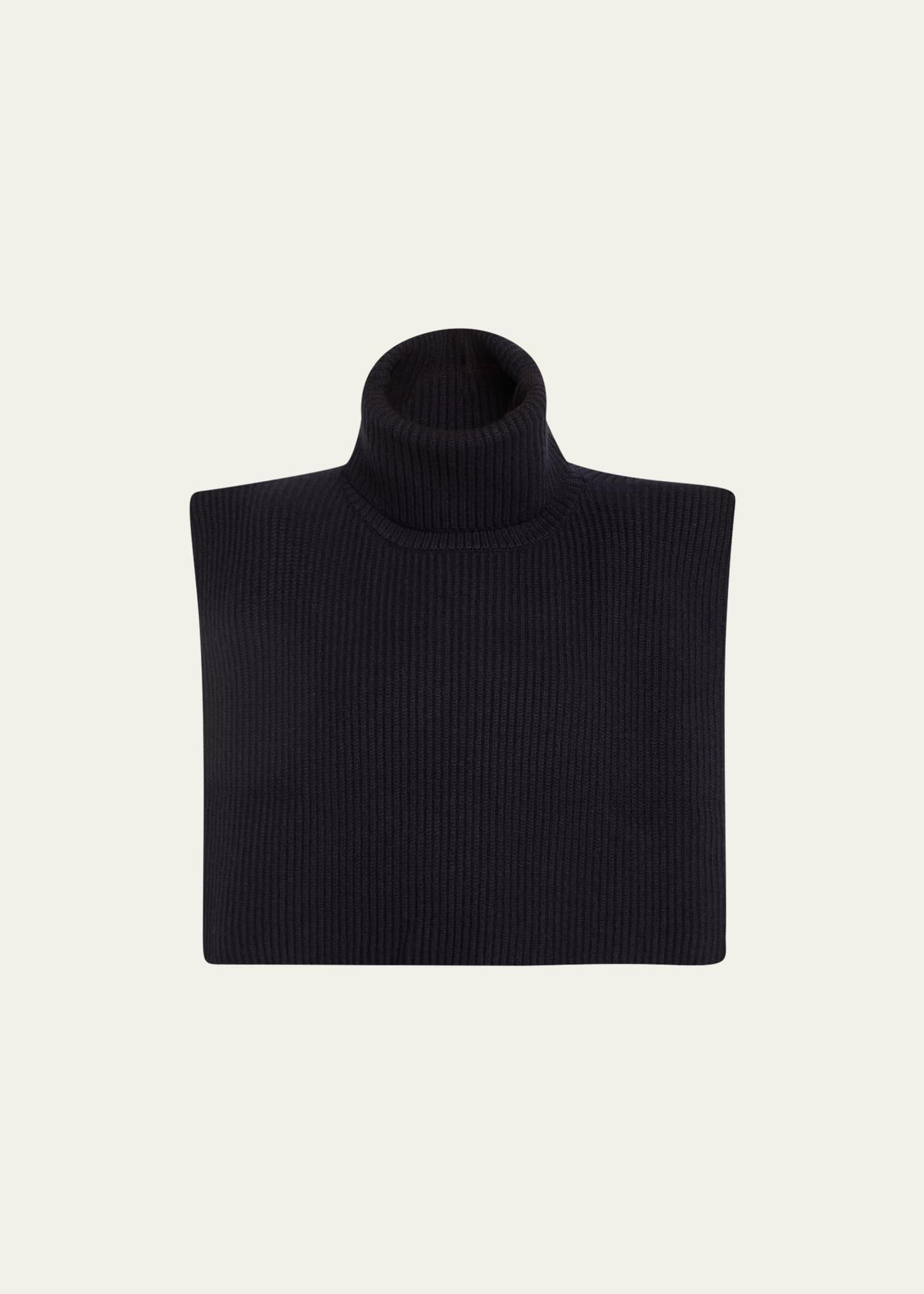 Eppie Cashmere Rib Turtleneck Collar Product Image