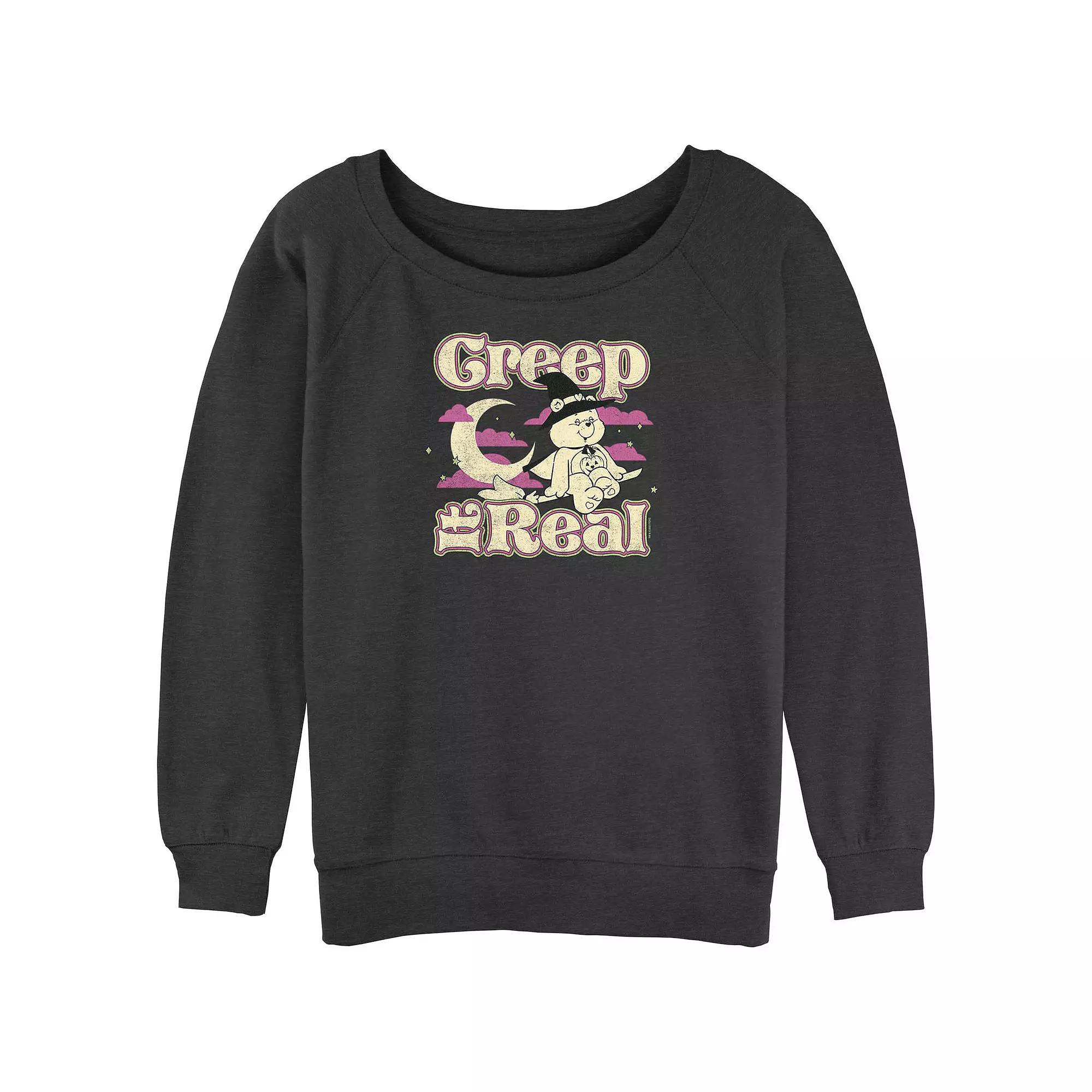 Disney's The Nightmare Before Christmas Juniors' Jack And Zero At Night Slouchy Terry Graphic Pullover, Women's, Size: XXL, Black Product Image