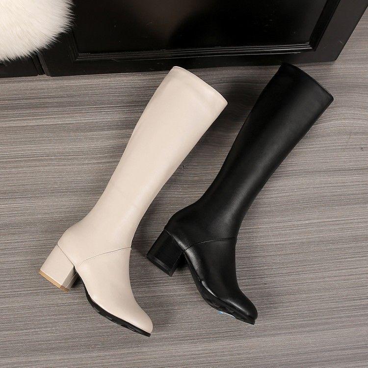 Chunky-Heel Tall Boots Product Image