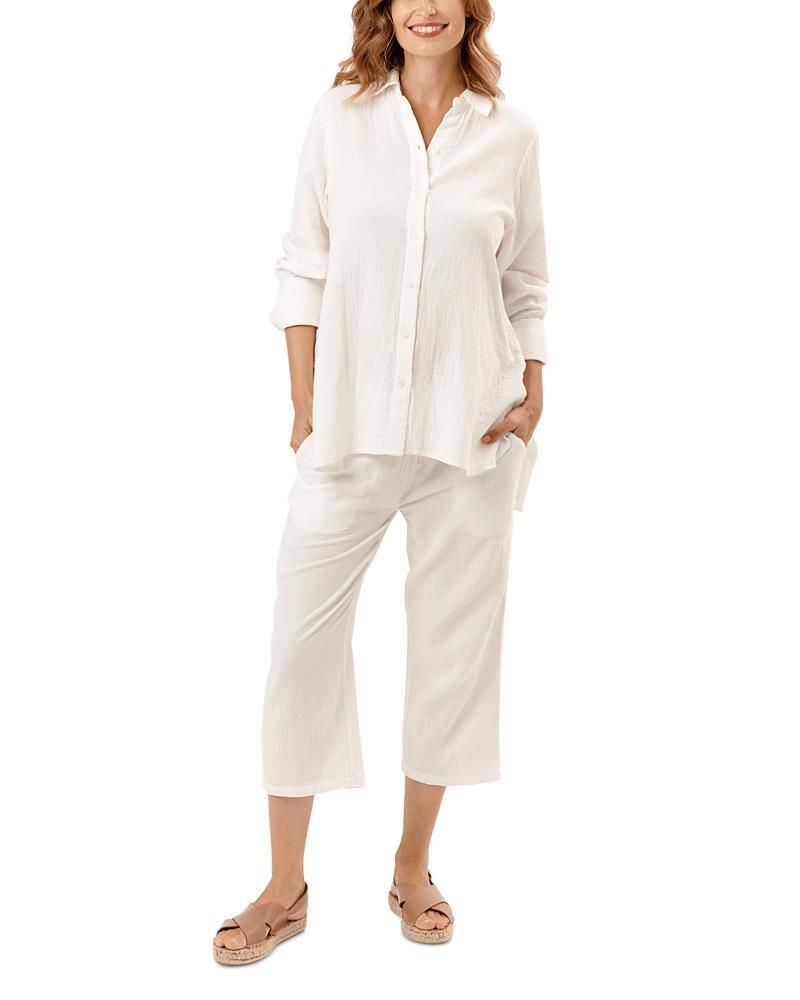 Nom Maternity The Everyday Cotton Maternity Shirt Product Image
