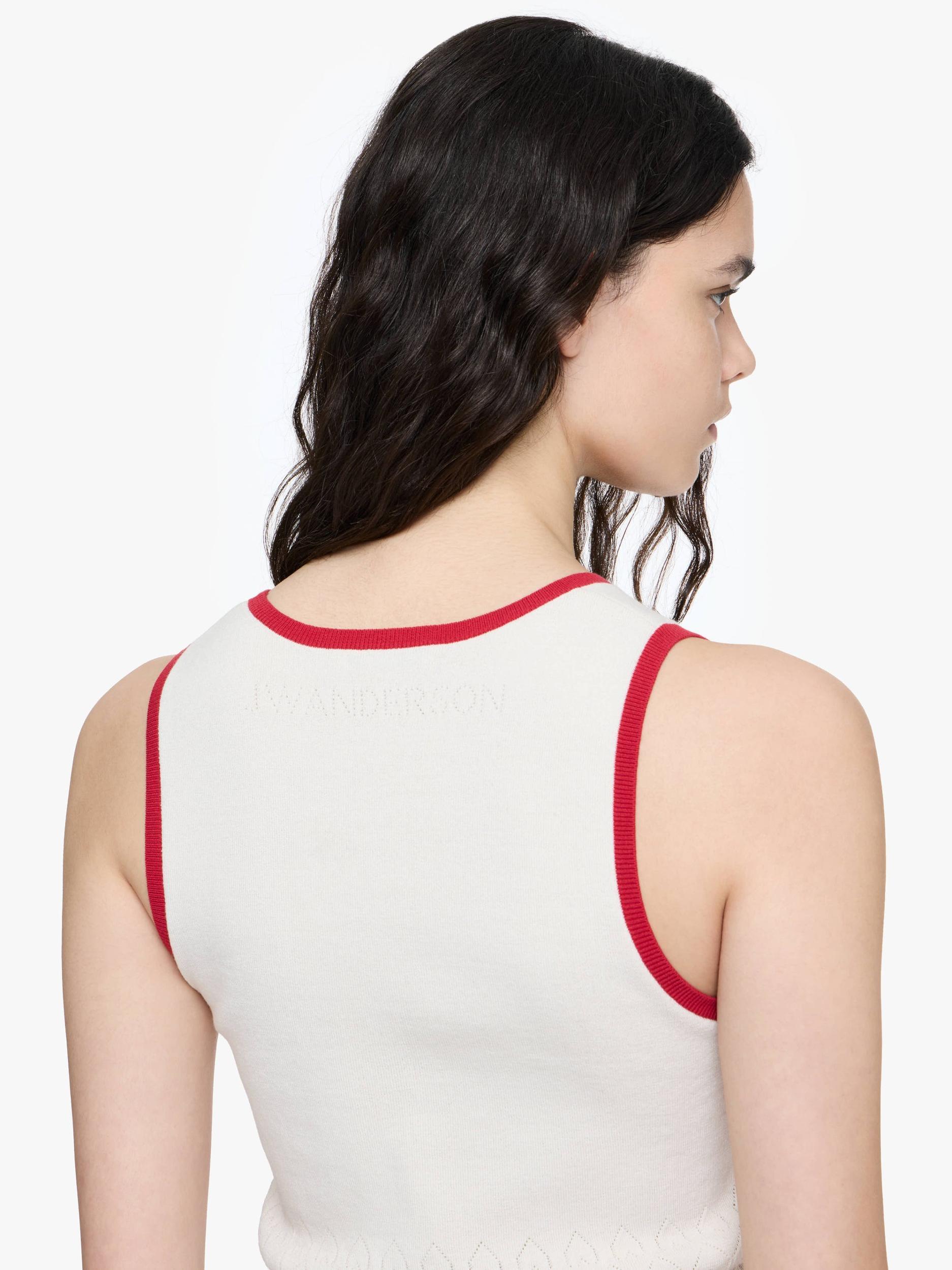 CONTRAST TRIM VEST Product Image