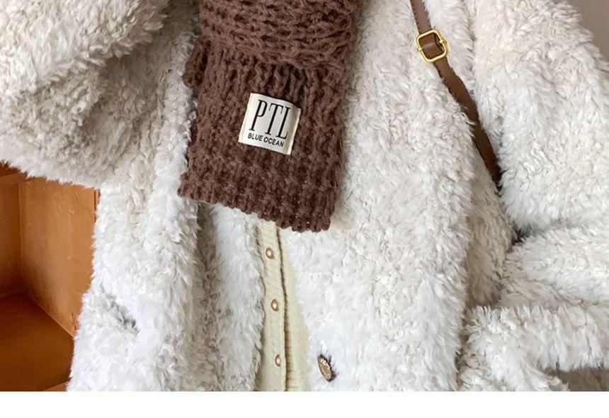 Plain Knit Scarf Product Image