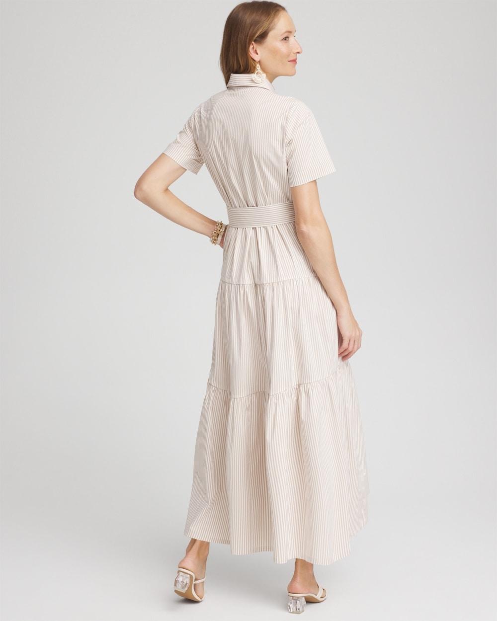 Petite Poplin Stripe Shirt Dress Product Image