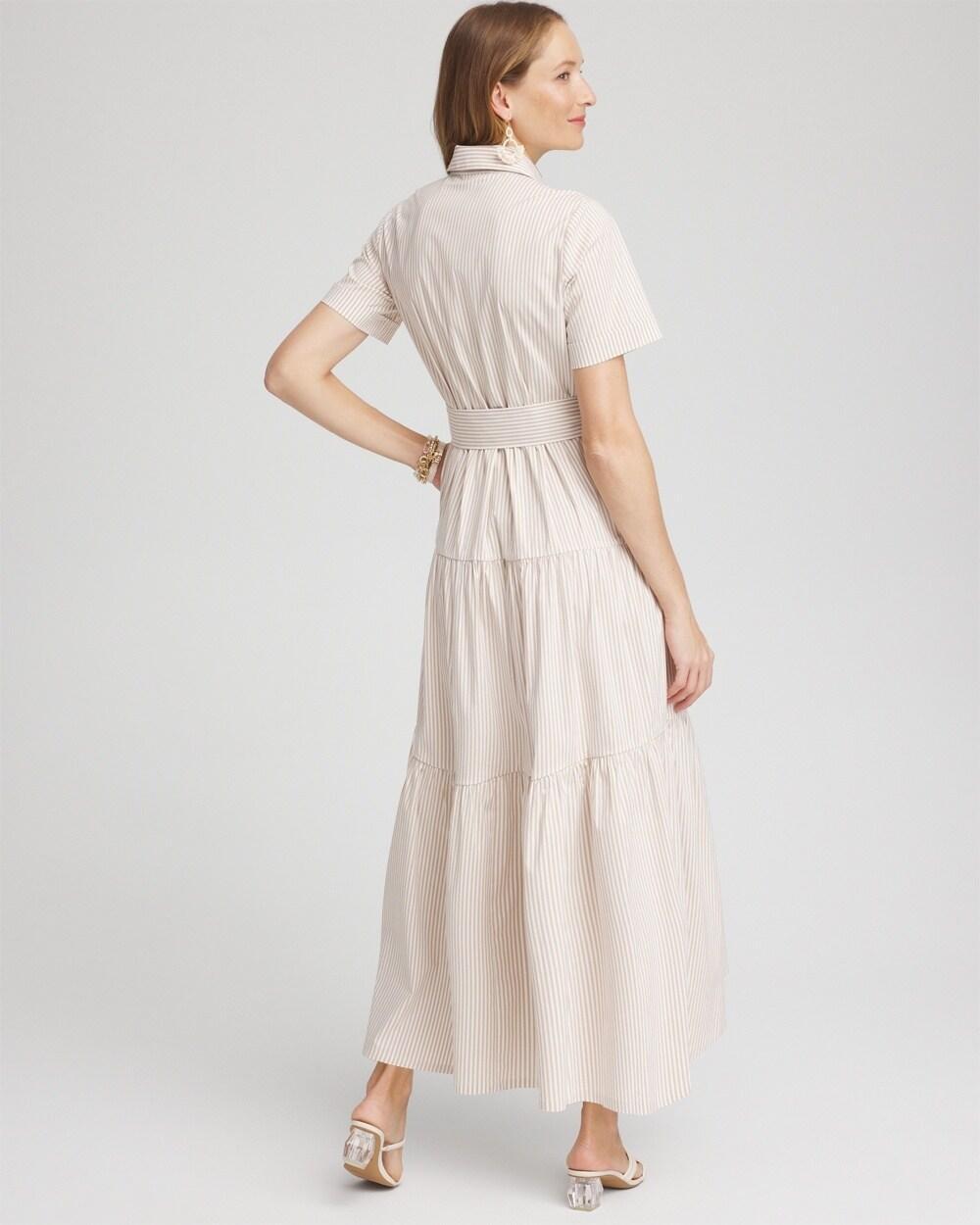 Poplin Stripe Shirt Dress Product Image