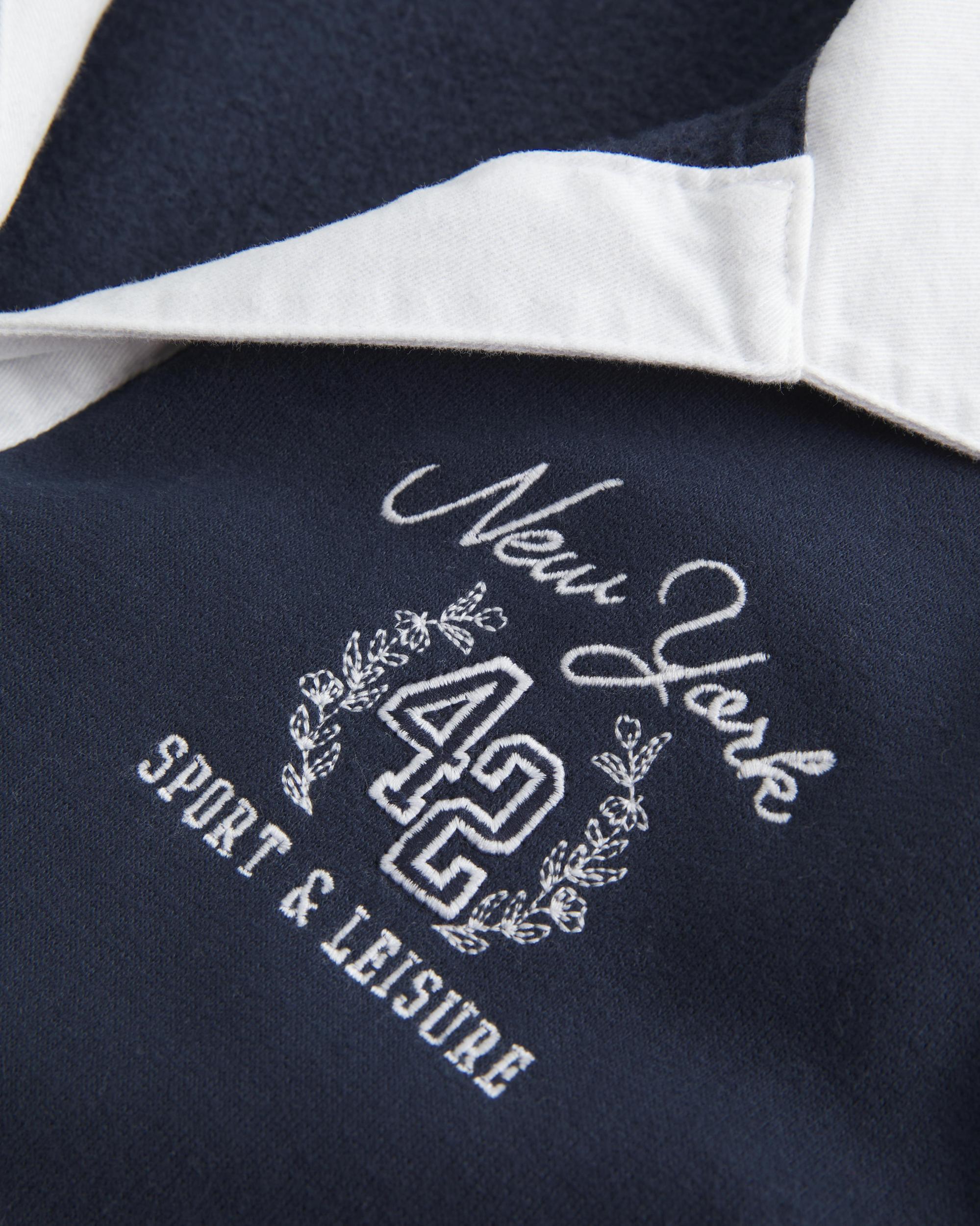 Easy New York Graphic Fleece Rugby Polo Product Image