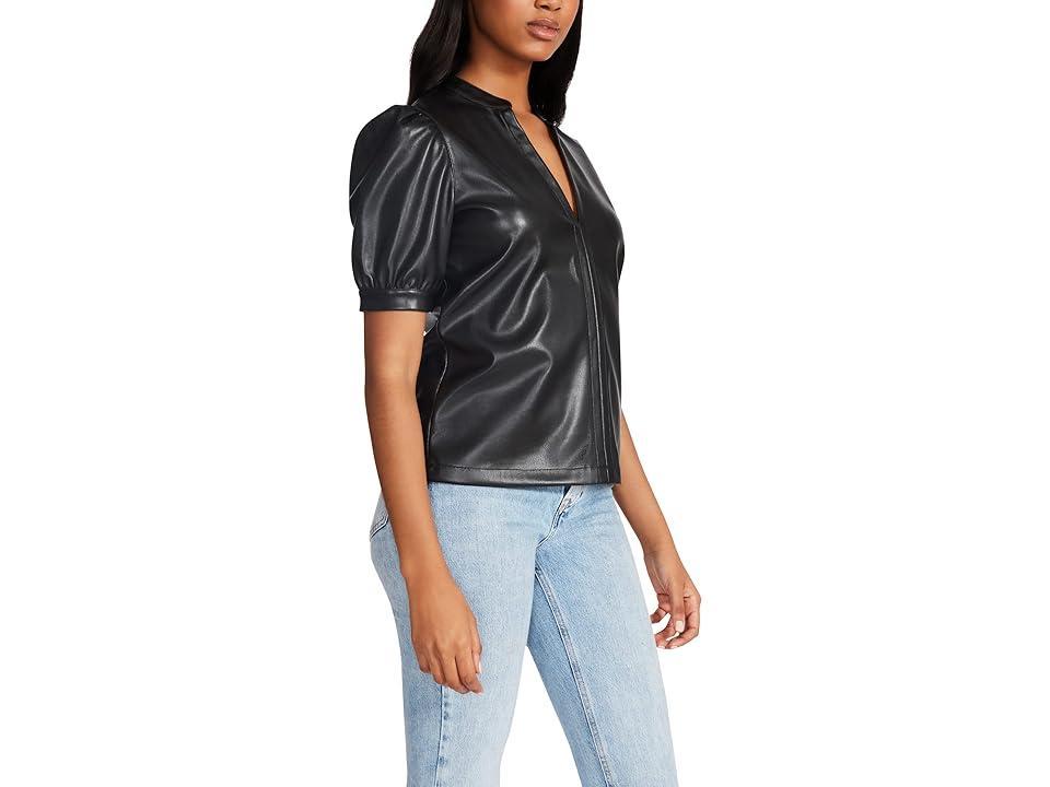Steve Madden Jane Faux Leather Top Product Image
