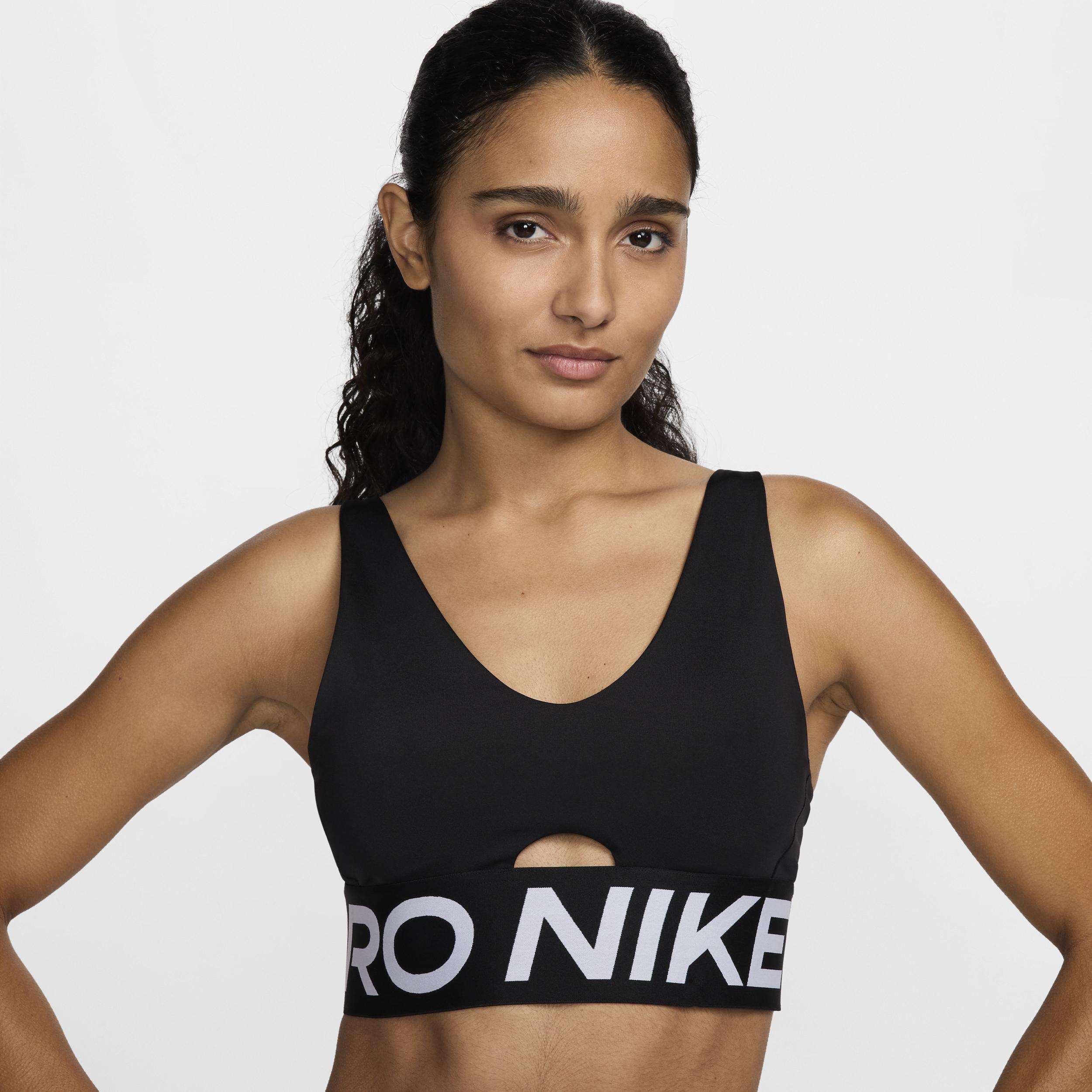 Women's Nike Pro Indy Plunge Medium-Support Padded Sports Bra Product Image