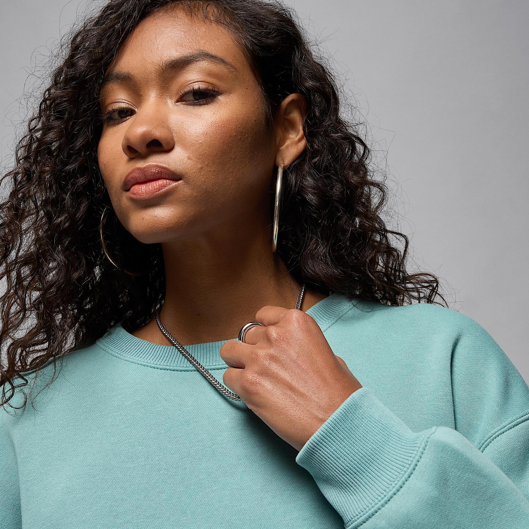 Women's Jordan Brooklyn Fleece Crew-Neck Sweatshirt Product Image