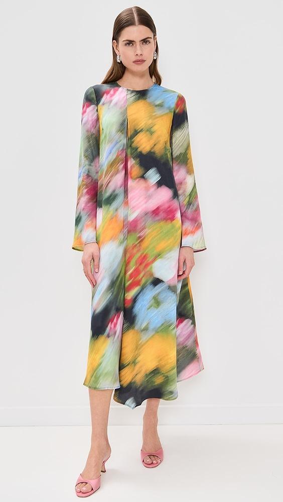 Stine Goya Draped Asymmetric Midi Dress | Shopbop Product Image