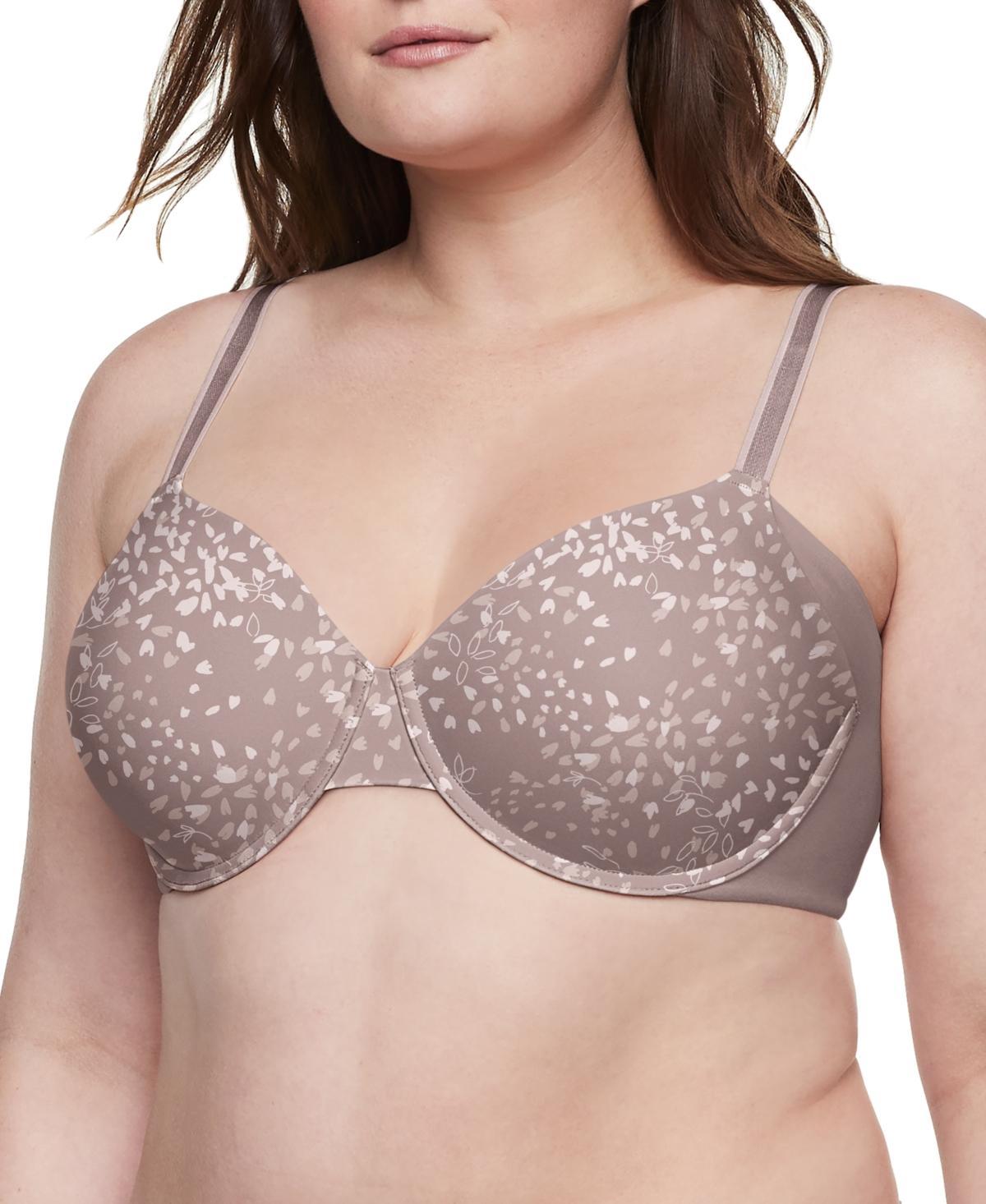 Warners No Side Effects® Seamless Underarm-Smoothing Comfort Underwire Lightly Lined T-Shirt Bra RA3061A, Women's, Size: 42 C, Blush Petals Product Image