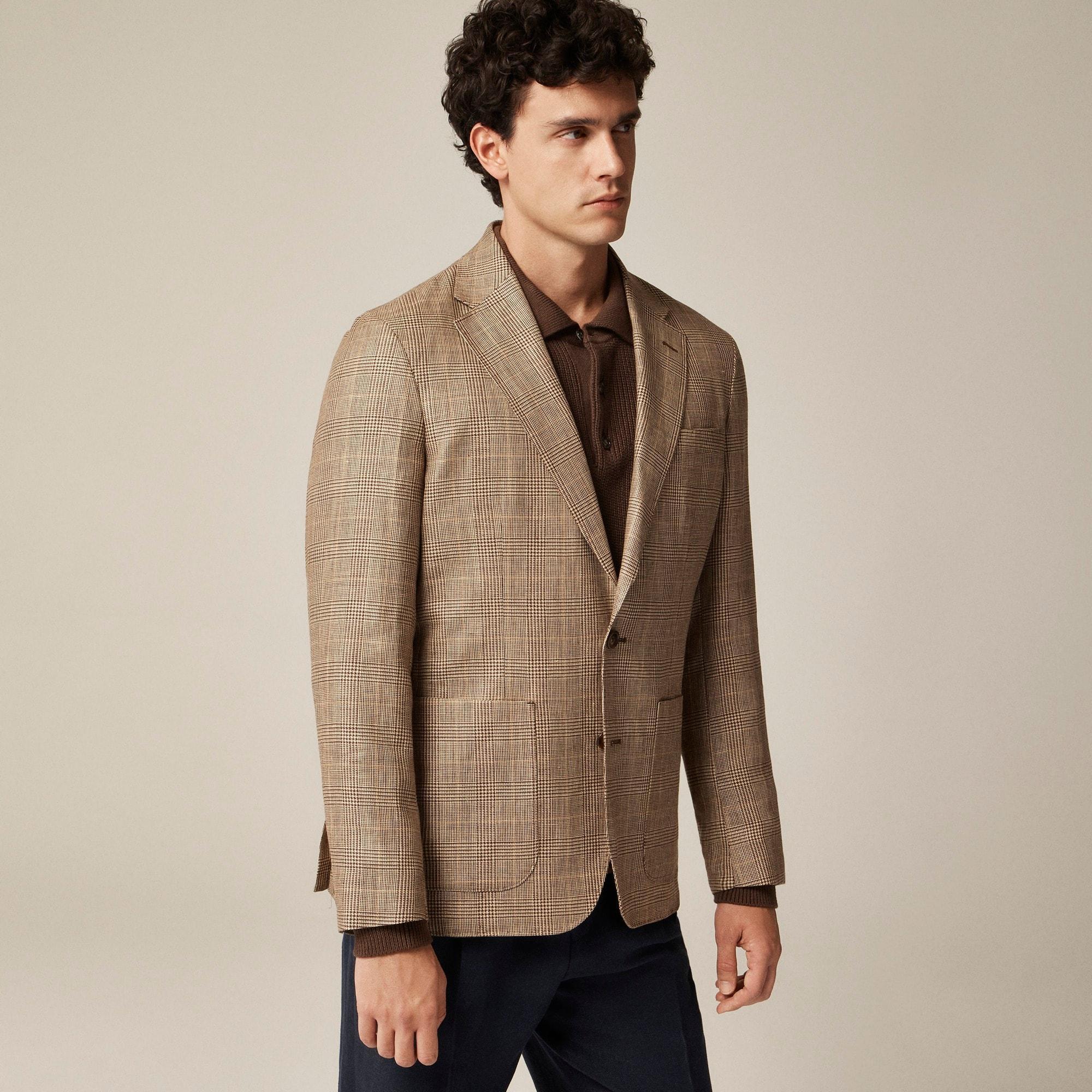 Crosby Classic-fit blazer in English wool-linen blend Product Image