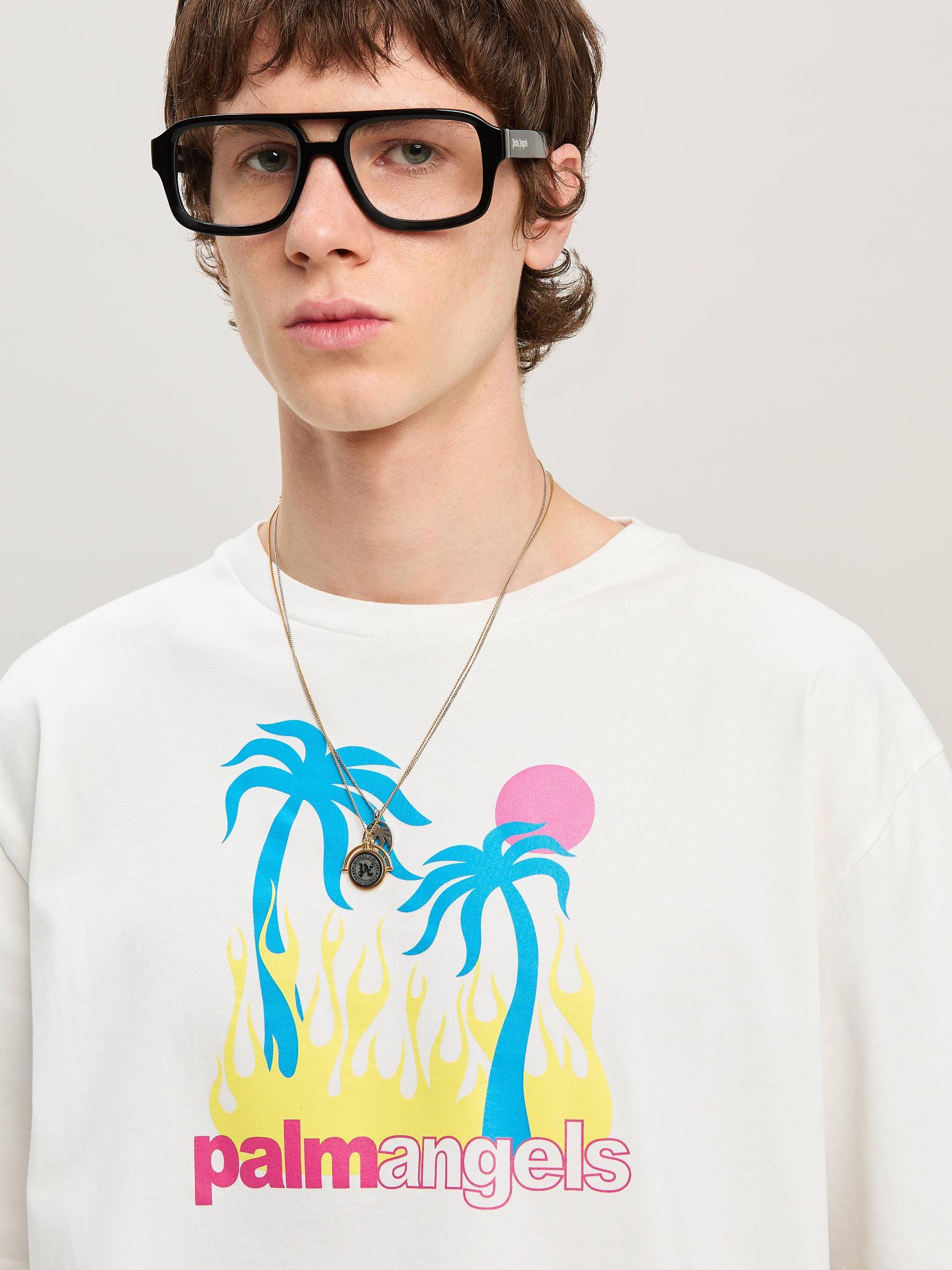 BURNING OASI SLIM TEE OFF WHITE - MULTIC Product Image