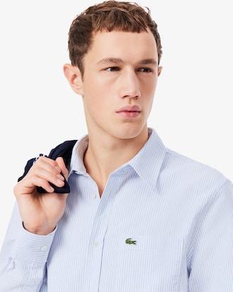 Regular Fit Striped Oxford Shirt Product Image