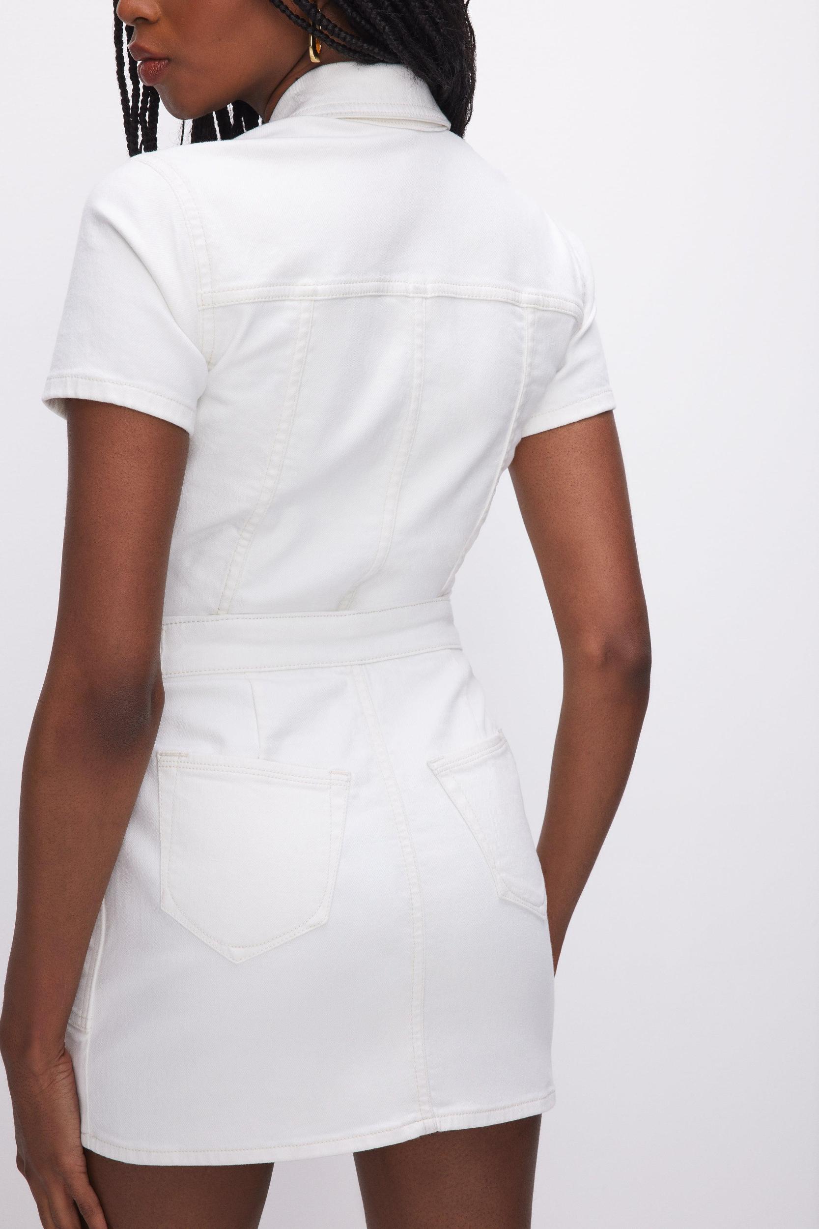 FIT FOR SUCCESS MINI DRESS | WHITE001 Product Image