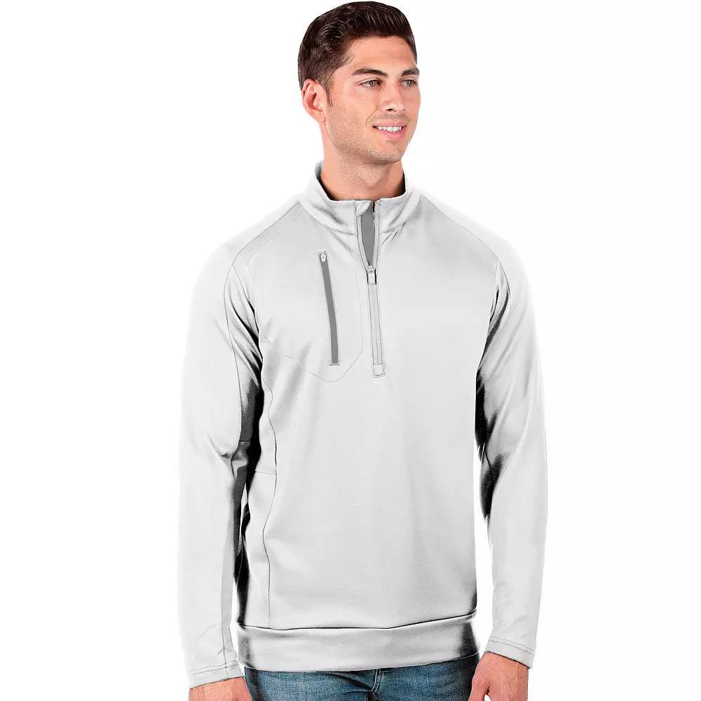 Men's Antigua Generation 1/2-Zip Pullover, Size: Small, White Product Image