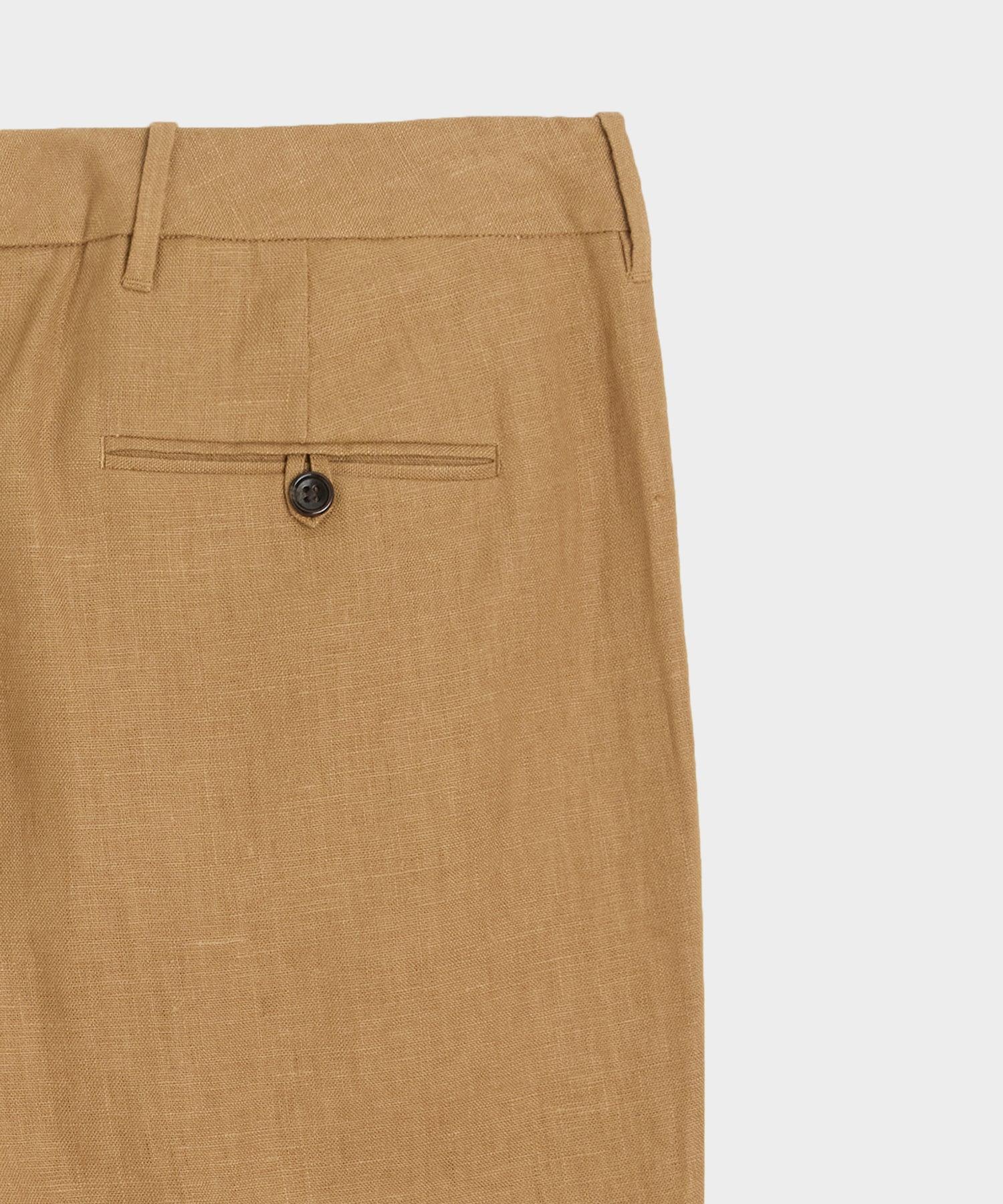 Straight Fit Linen Beach Pant Product Image