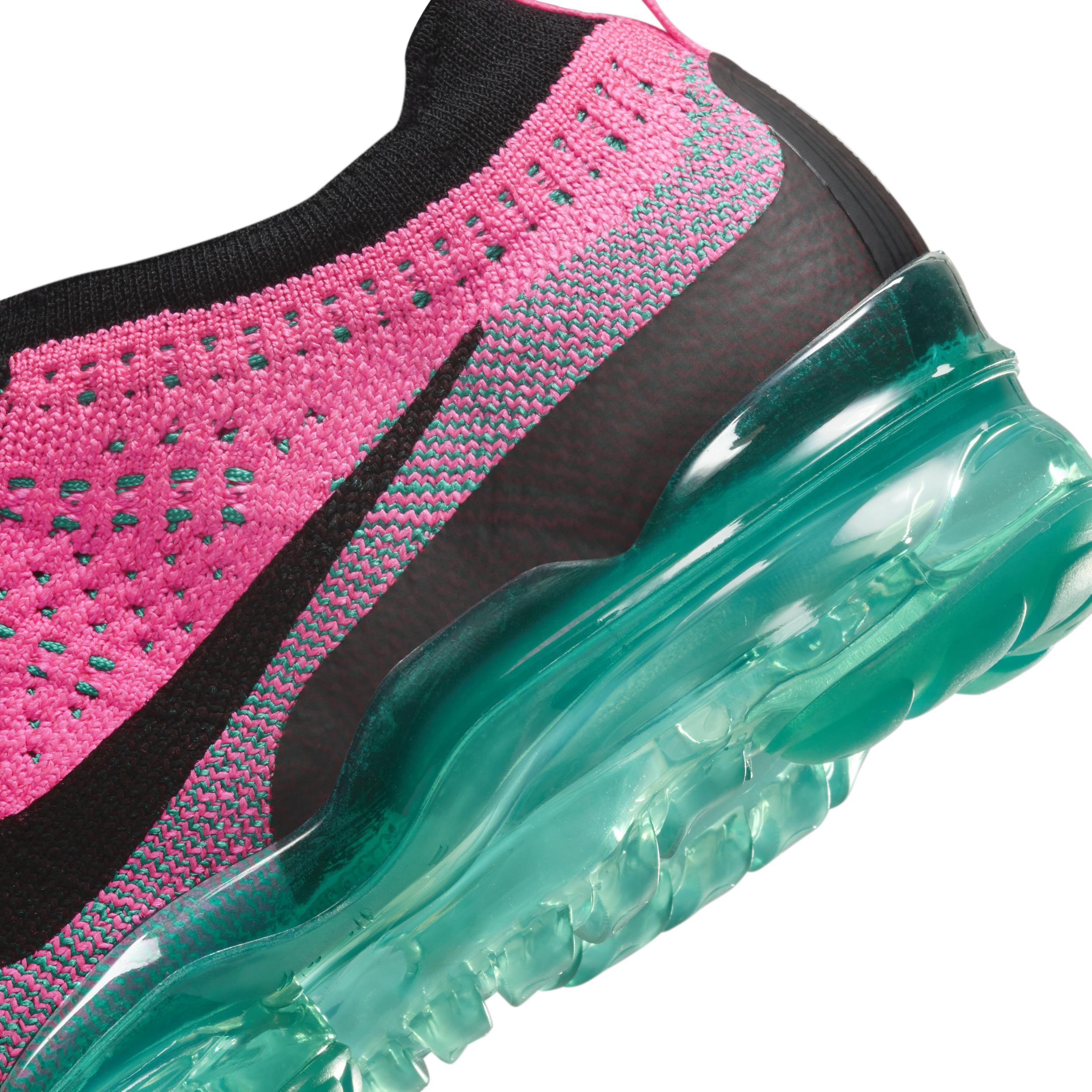 Nike Womens Air Vapormax Flyknit 2023 - Shoes Green/Black Product Image