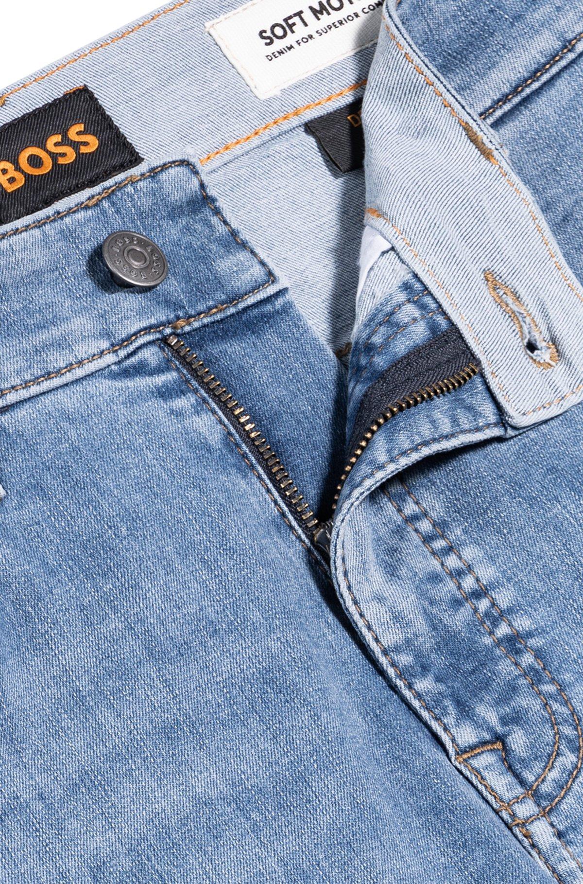 Delaware slim-fit jeans in blue soft-motion denim Product Image