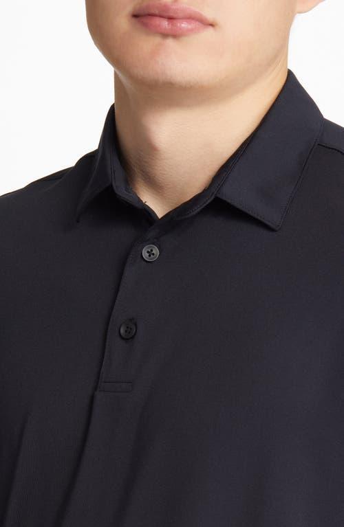 Mizzen+Main Men's Versa Solid Performance Golf Polo in Black Solid at Nordstrom, Size Small Product Image