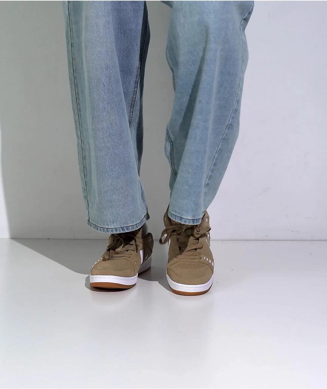 Converse AS-1 Pro Nomad Khaki & White Skate Shoes Product Image