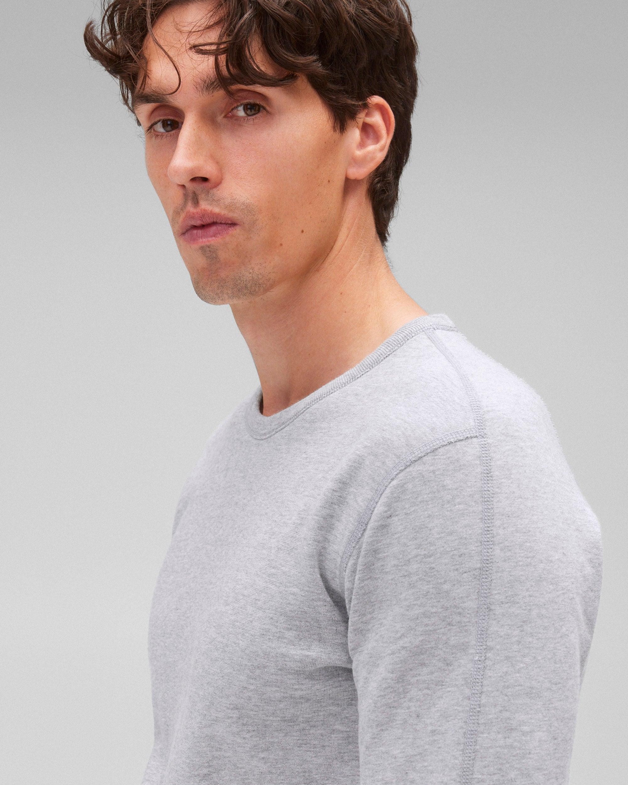 Lightweight Terry Slim Crewneck Male Product Image