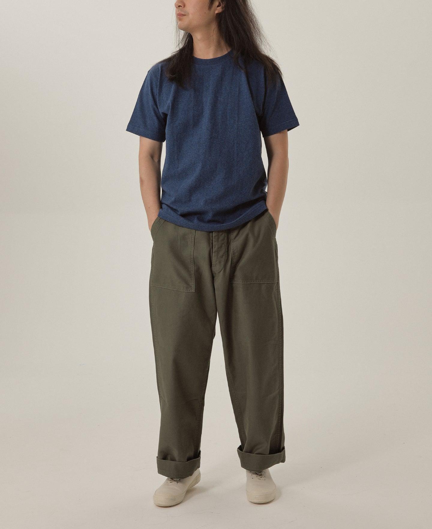 9 oz US Cotton Tubular T-Shirt - Denim Blue Product Image