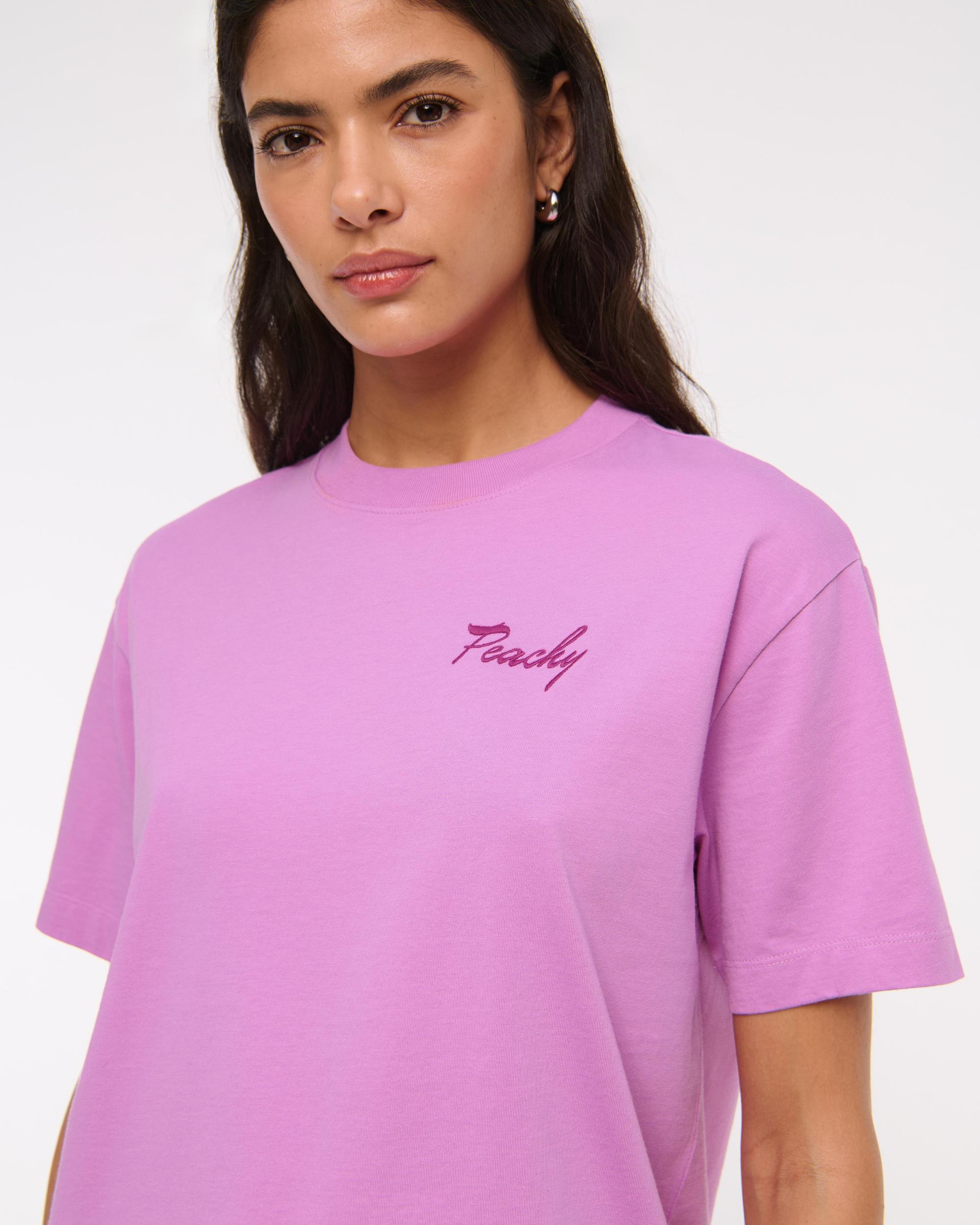 Oversized Peaches Graphic Tee Product Image