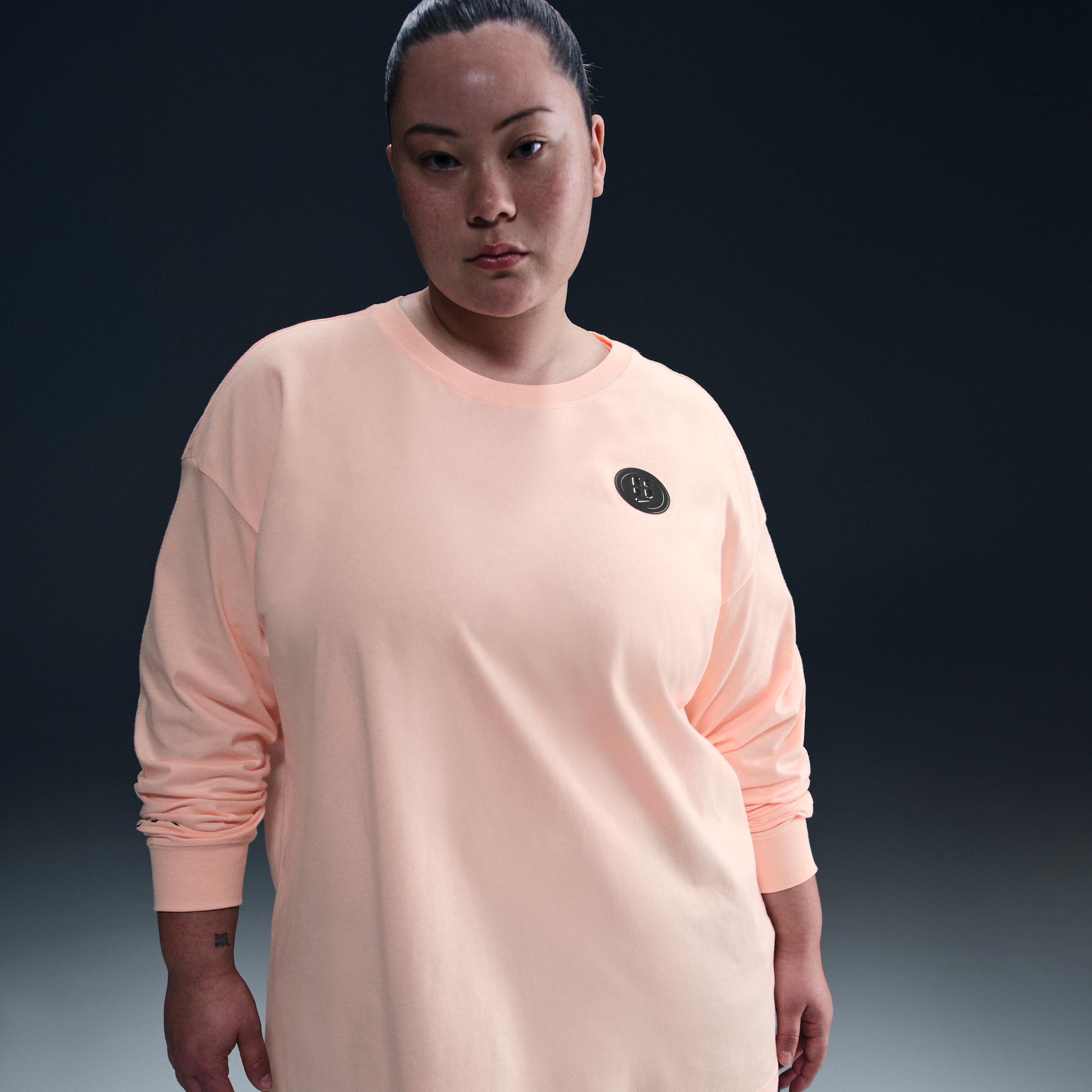 Nike Womens Sabrina Long-Sleeve Basketball T-Shirt (Plus Size) Product Image