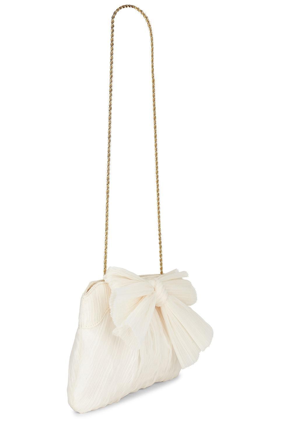 Womens Rayne Bow Pleated Frame Clutch Product Image