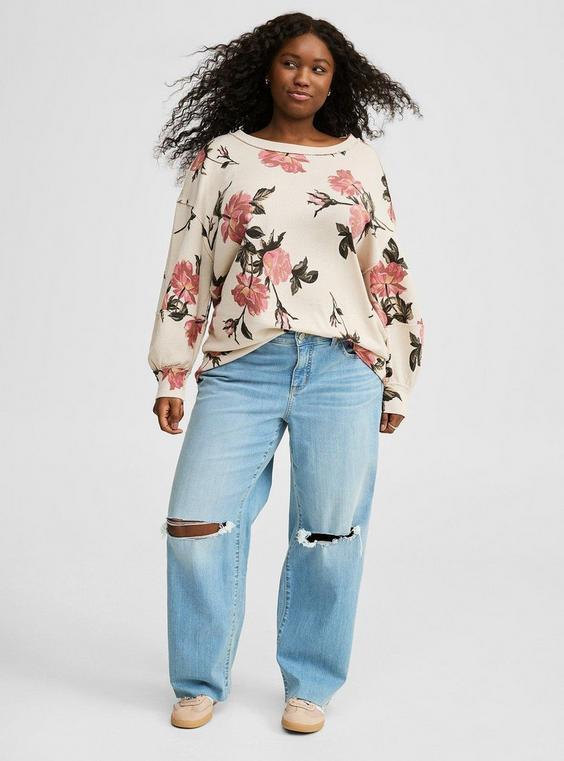 Oversized Crew Sweatshirt Product Image
