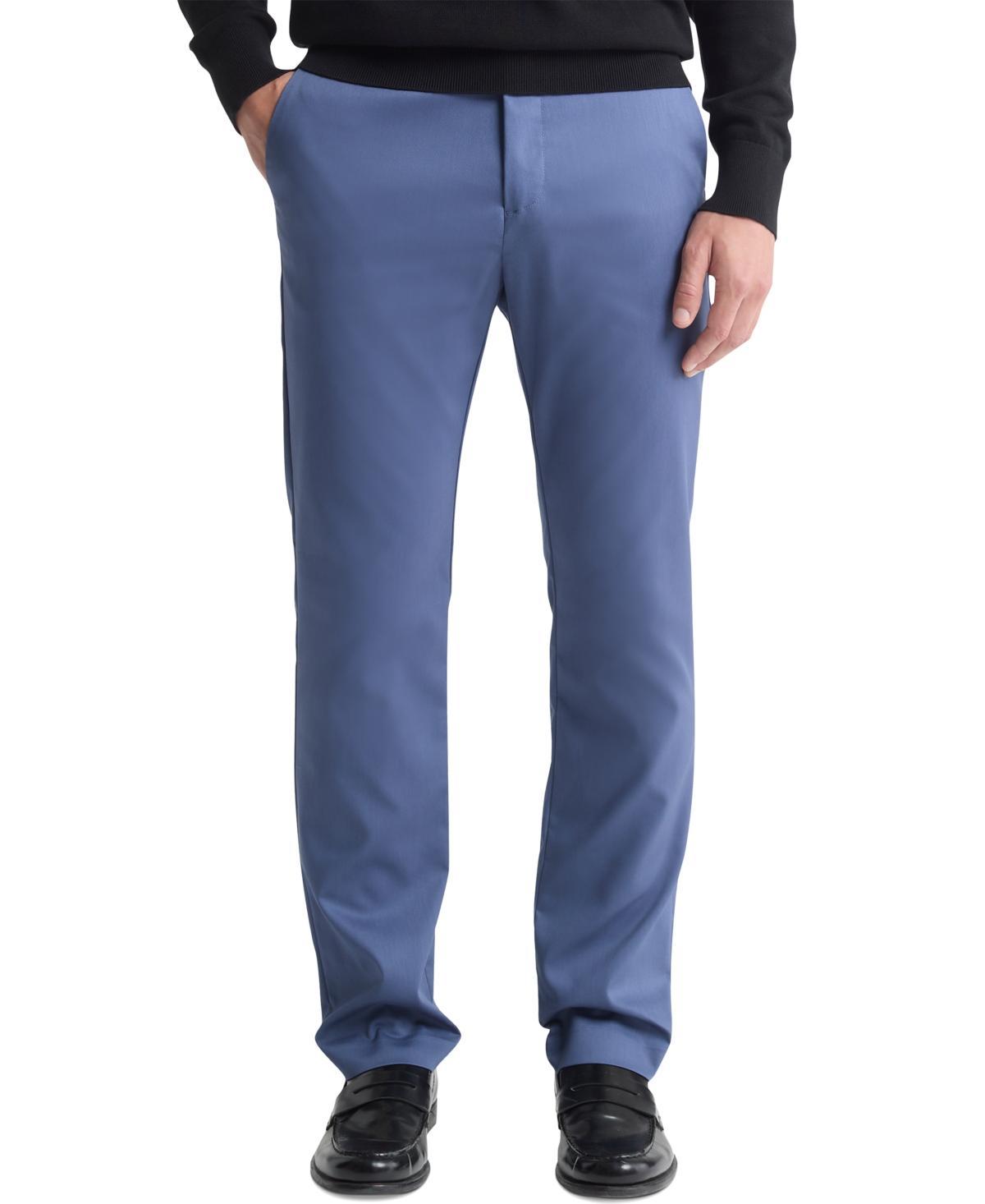 Calvin Klein Mens Modern Stretch Chino Pants - Grey - 32W x 32L Product Image