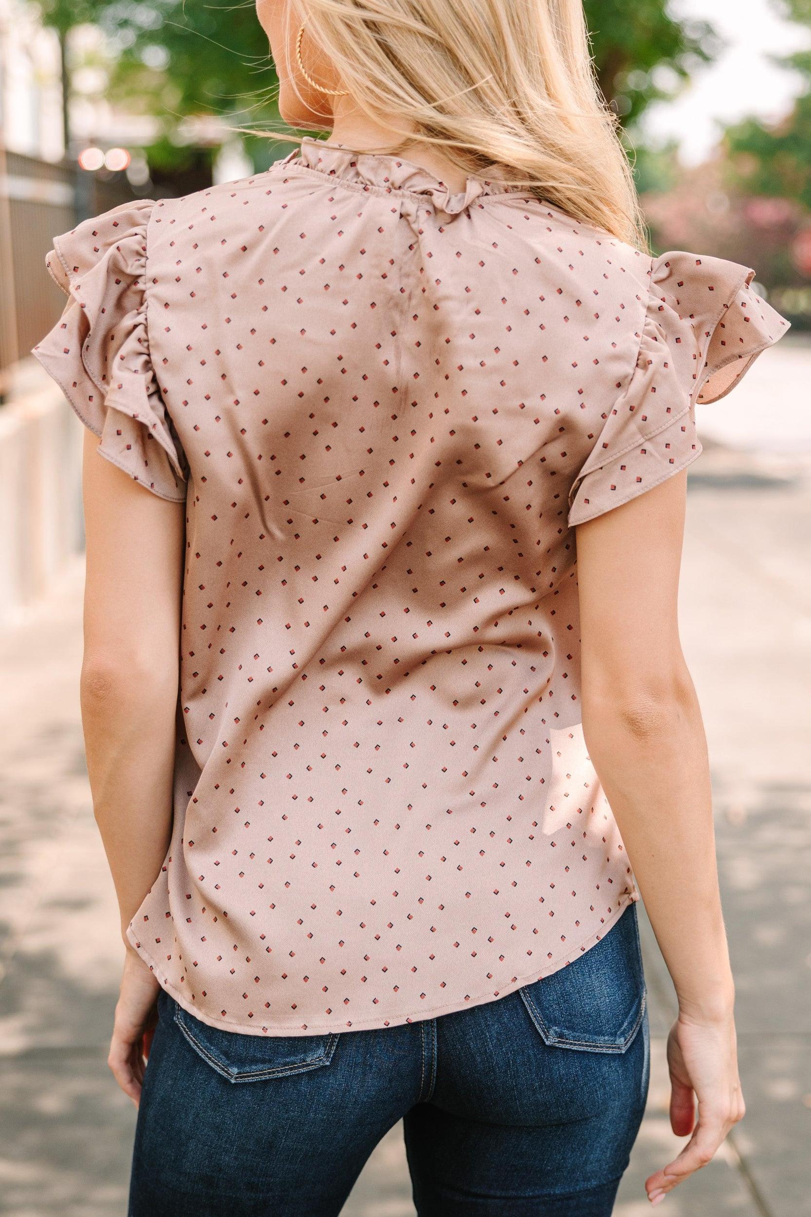 Feeling My Best Cream White Blouse Female Product Image