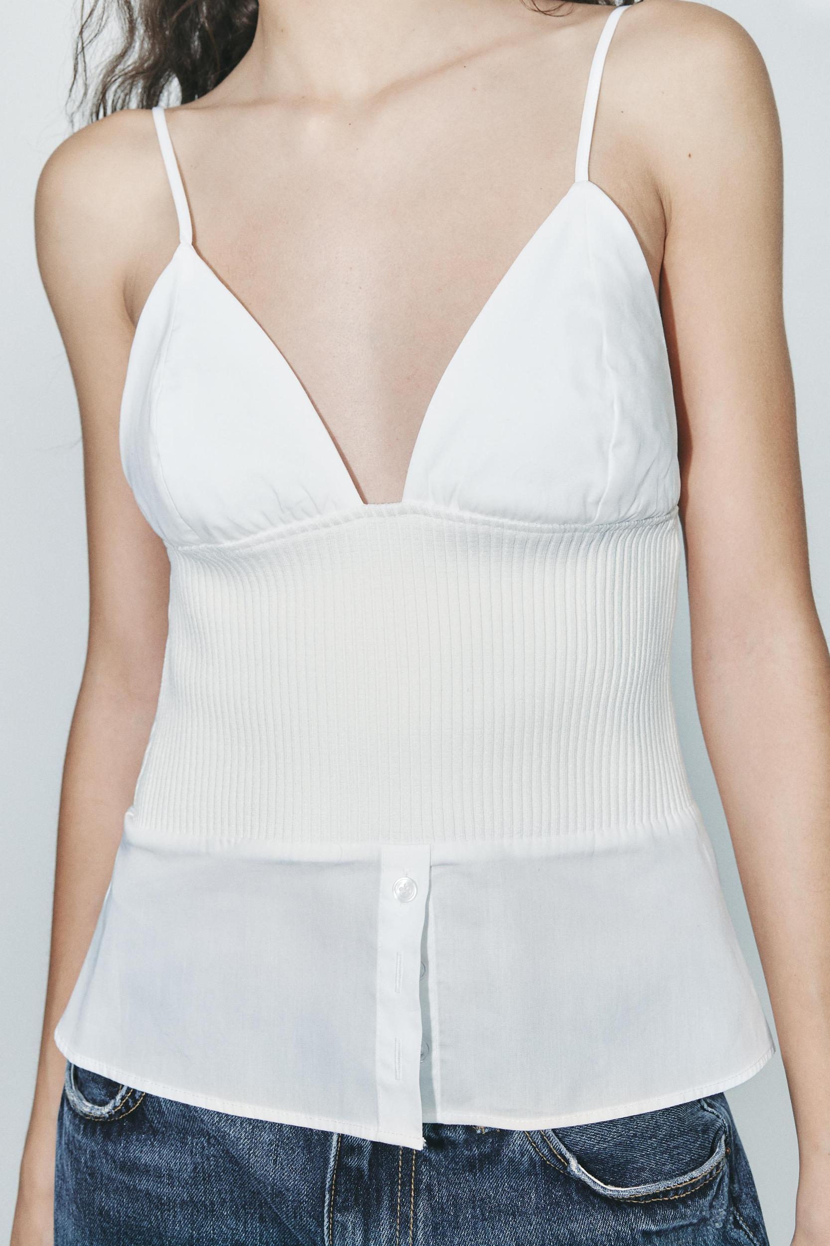 COMBINED POPLIN TOP Product Image