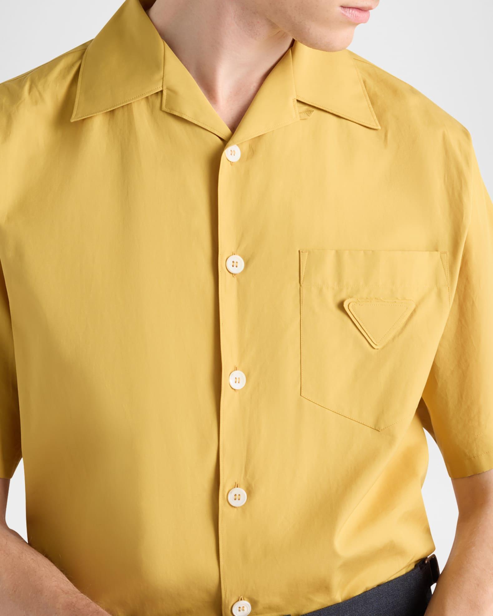 Men's Solid Bowling Shirt Product Image